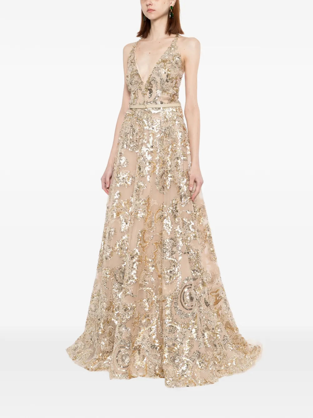 Embroidered Long Dress