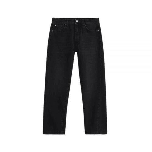 Classic Straight-Leg Denim Pants with Minimalist Design