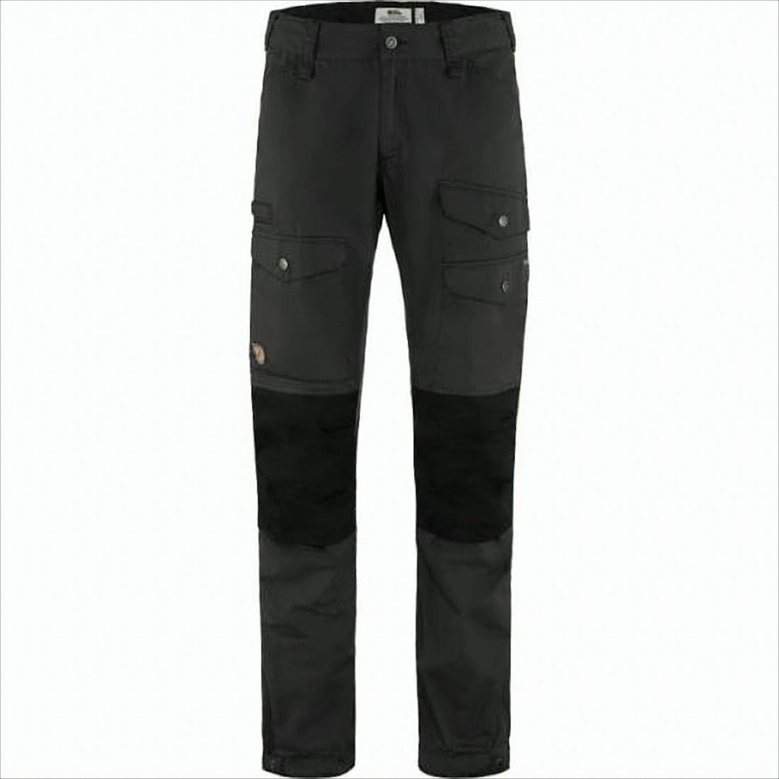 Reinforced Straight Pants with Functional Flap Pockets