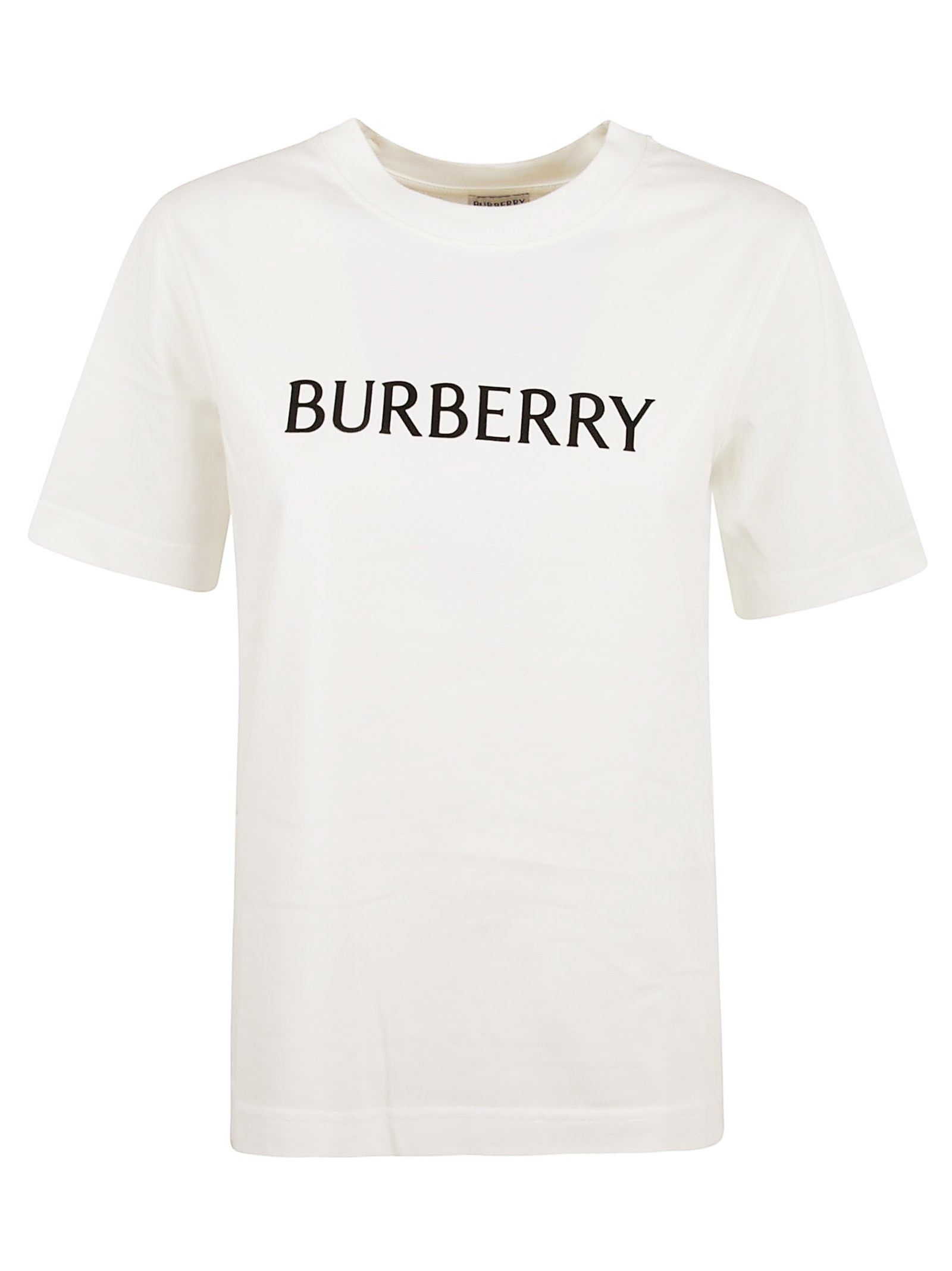 Classic Cotton T-Shirt with Contrasting Logo