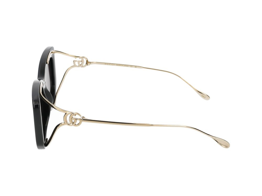 Sunglasses Gucci GG1566S 001 black gold grey 55/17/120