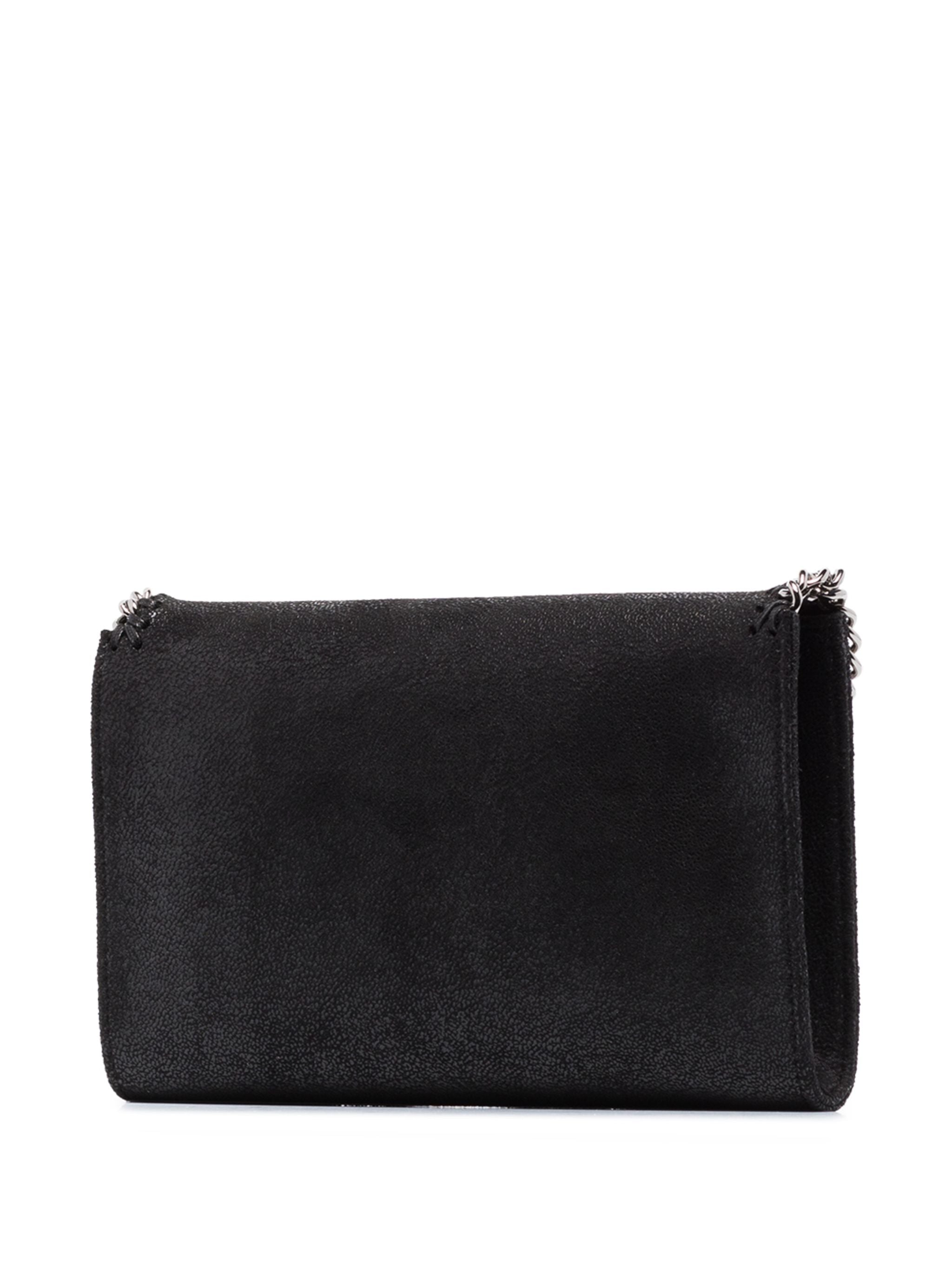 Black Falabella Wallet Shaggy Deer Satchel
