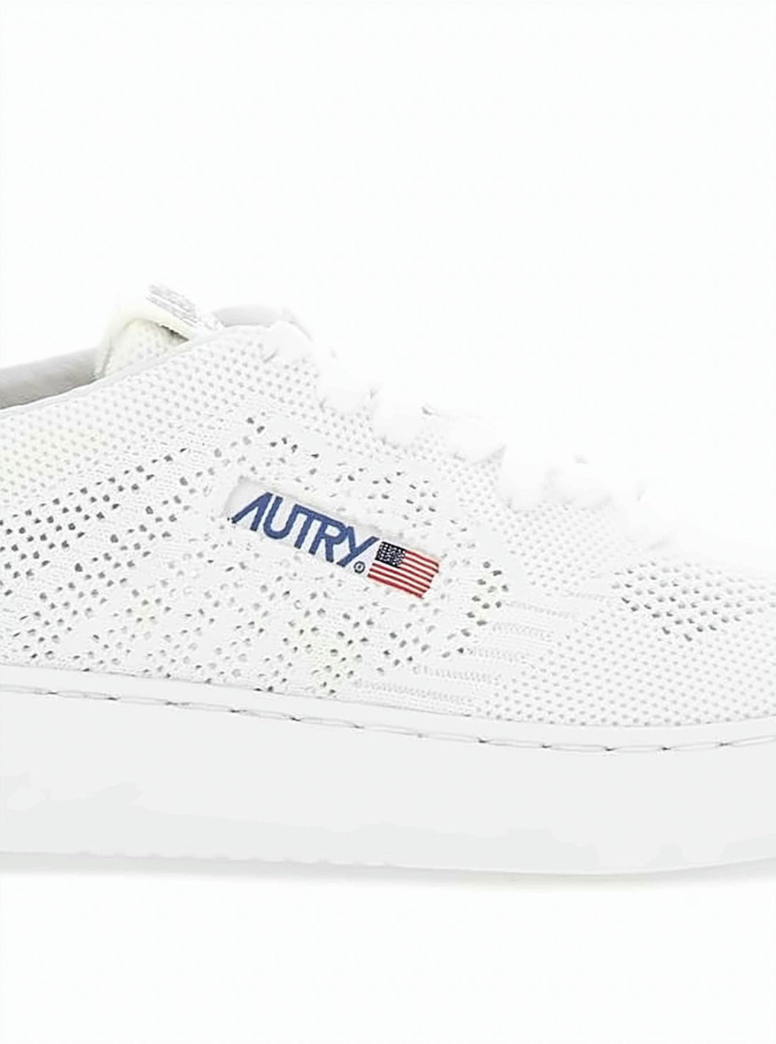 Perforated Low-Top Sneakers With Subtle Branding
