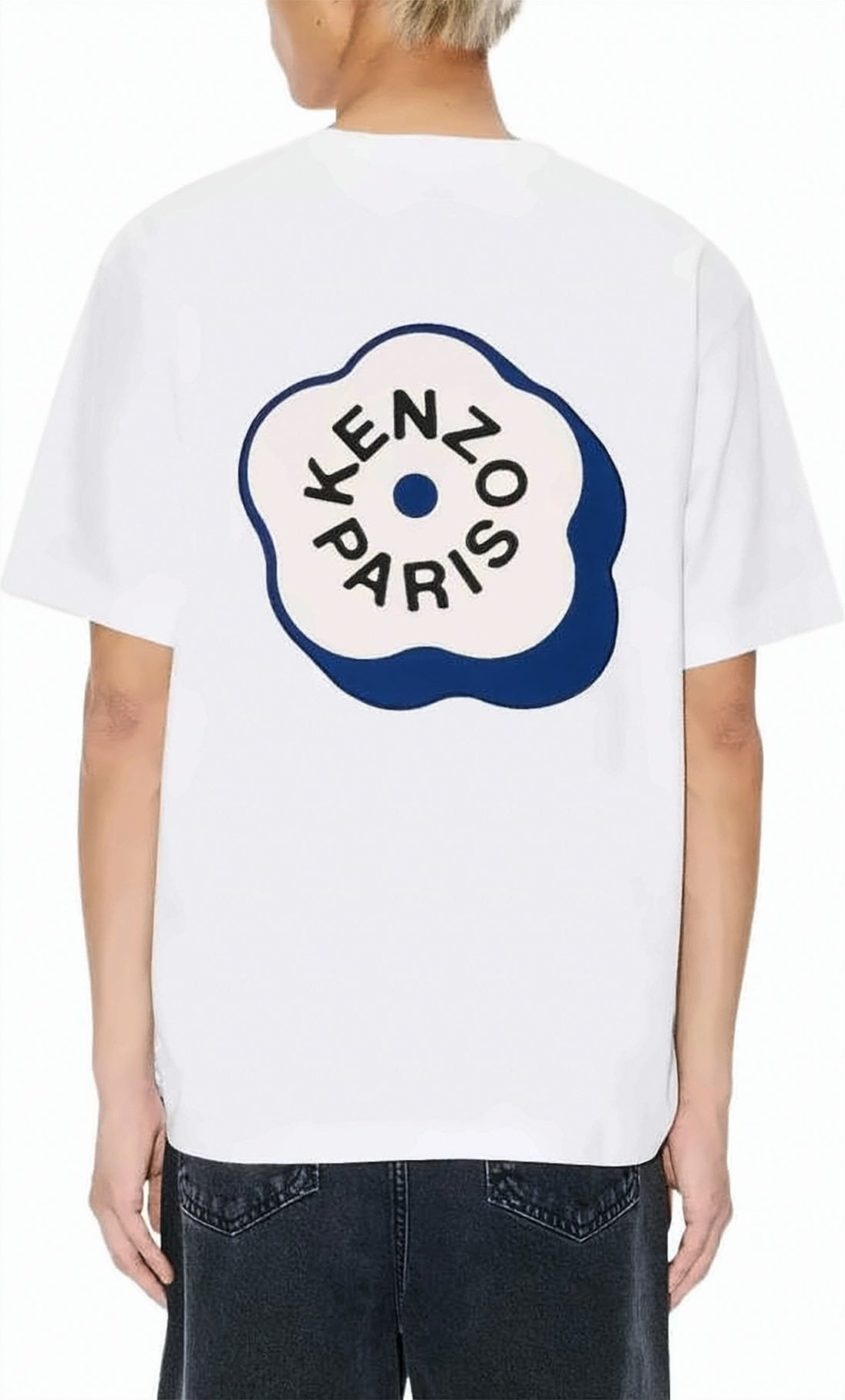 Boxy-Cut White T-Shirt