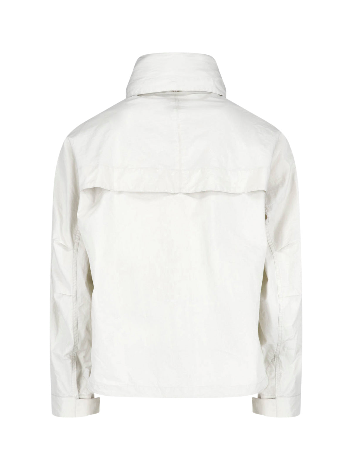 Gray Short Ventile Cotton Parka Jacket