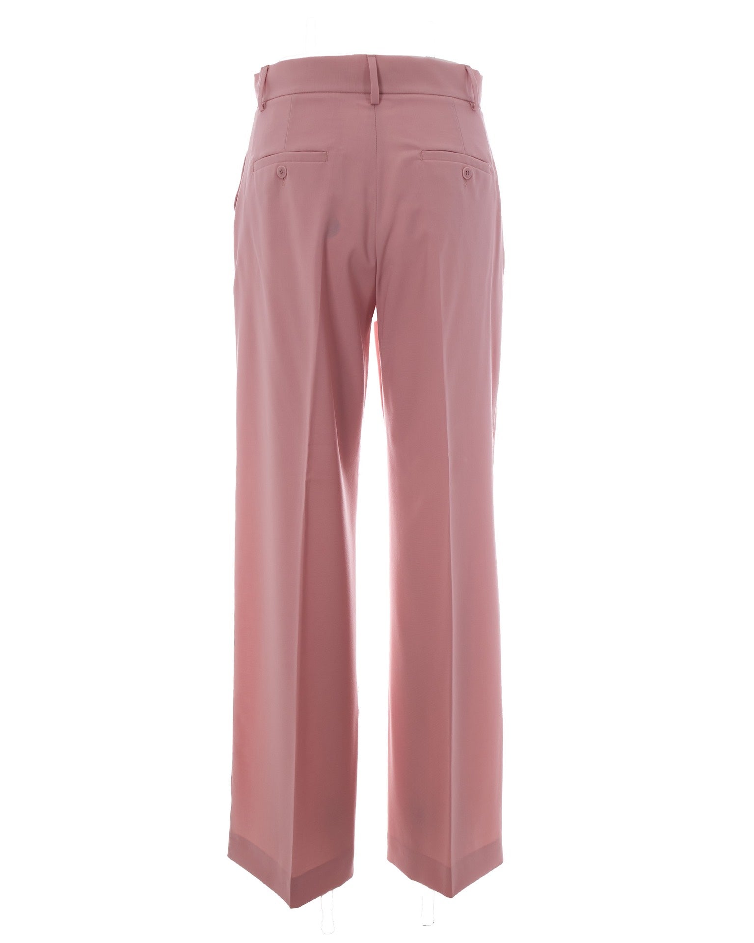 Pink Wool Trousers