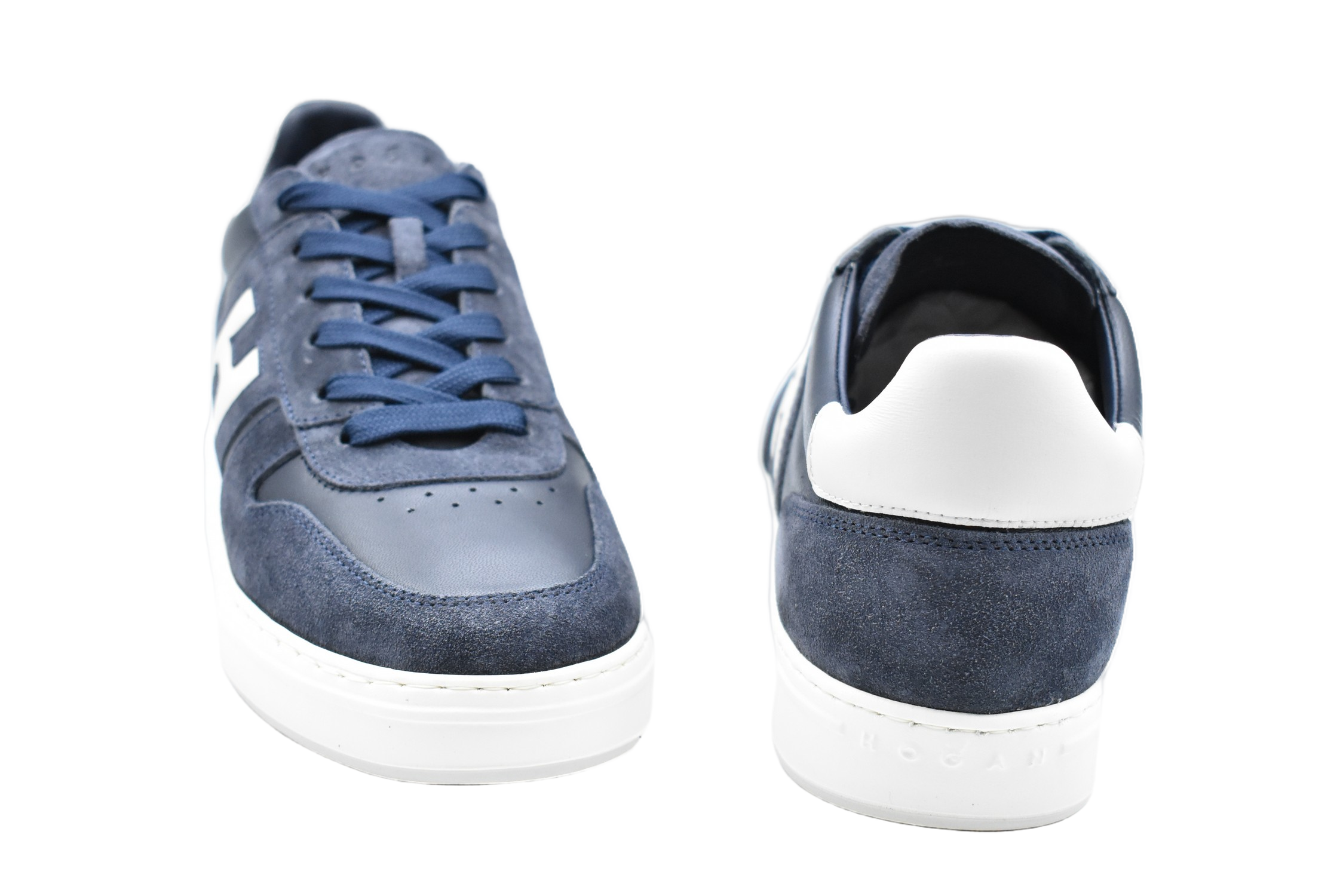 Deep Blue Low-Top Sneakers