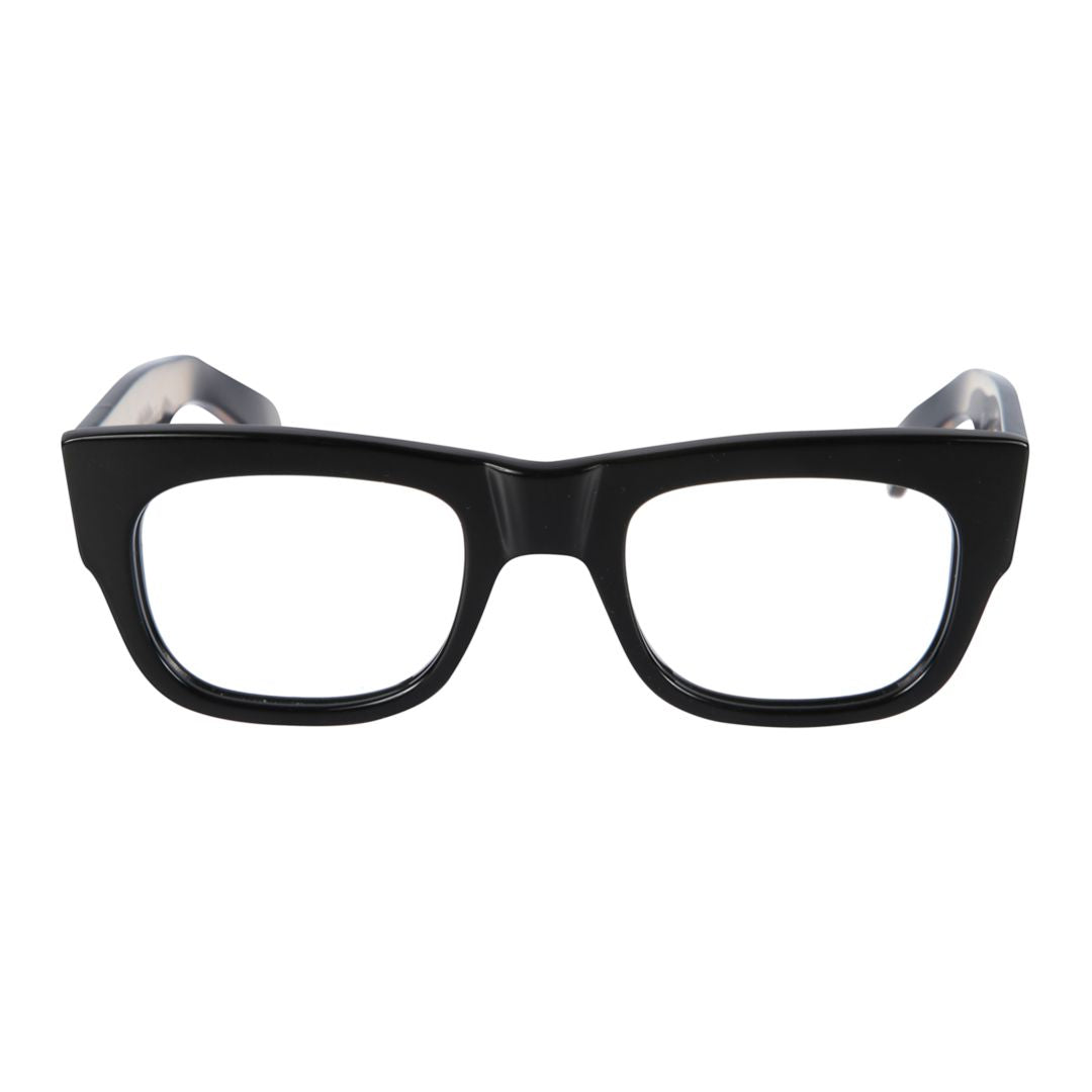Timeless Bold Rectangular Sunglasses with Glossy Black Finish