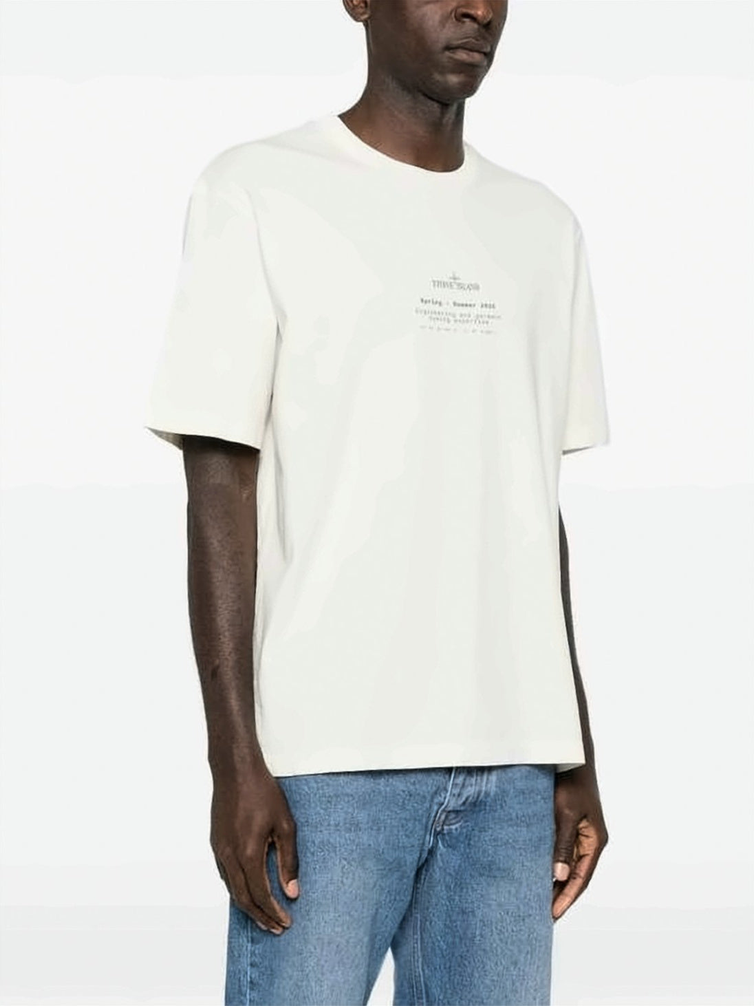 Relaxed Fit Off-White T-Shirt