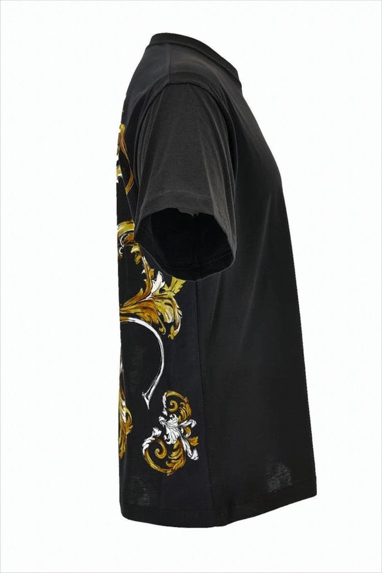 Baroque-Print Short-Sleeve Versace T-Shirt
