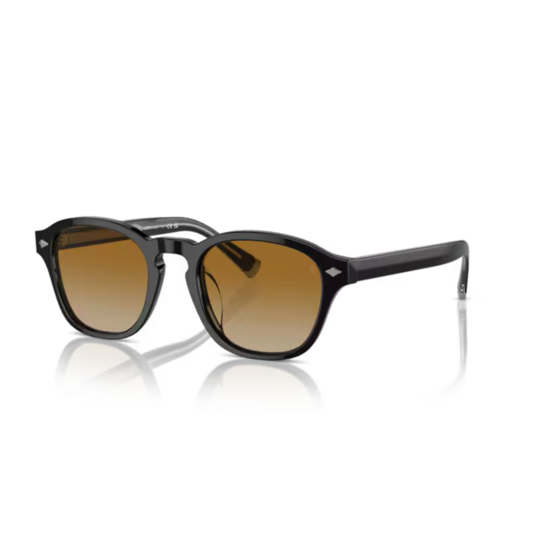 0bc4006s Classic Rounded Acetate Sunglasses with Gradient Lenses