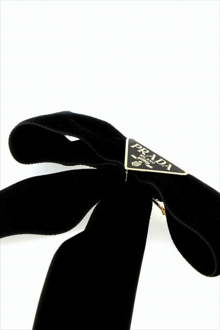 Black Velvet Bow Hair Accessory