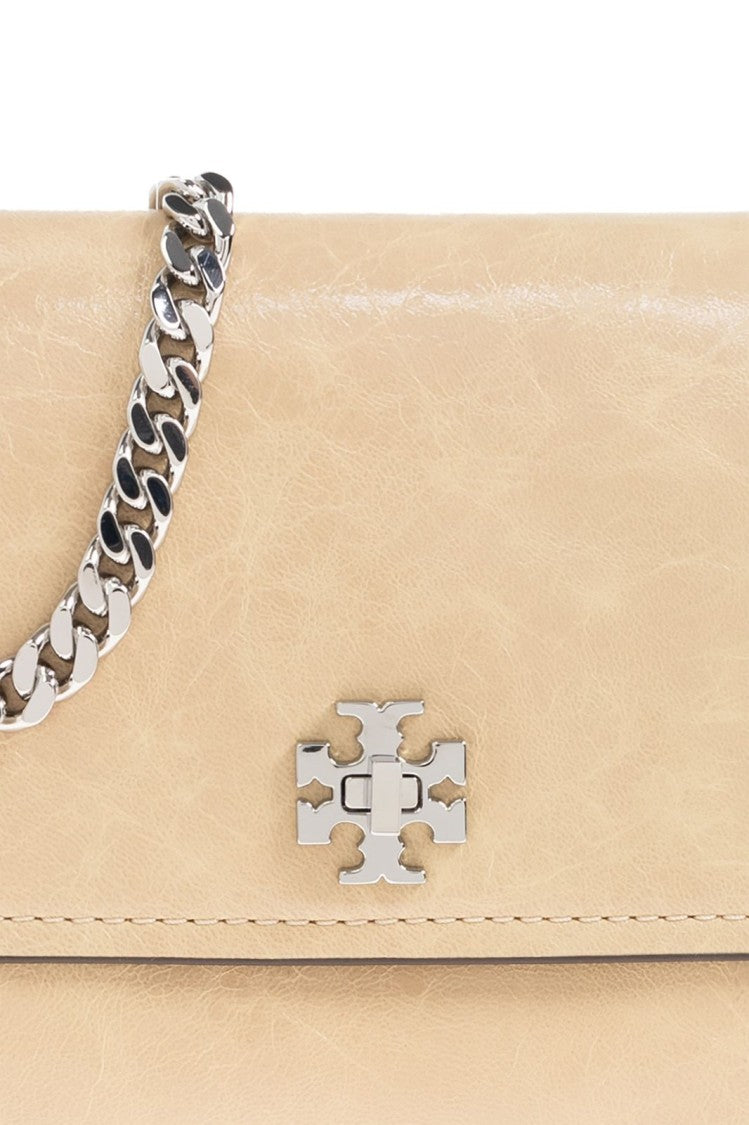 Beige Baguette Shoulder Bag