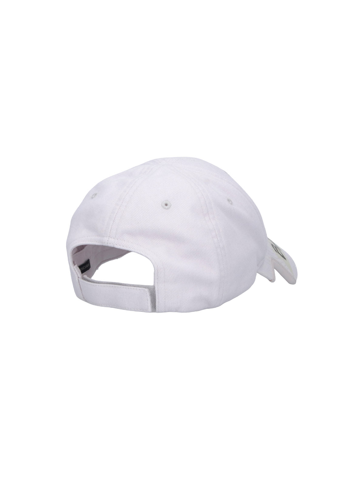 White Masking Tape Cut-Out Visor Hat