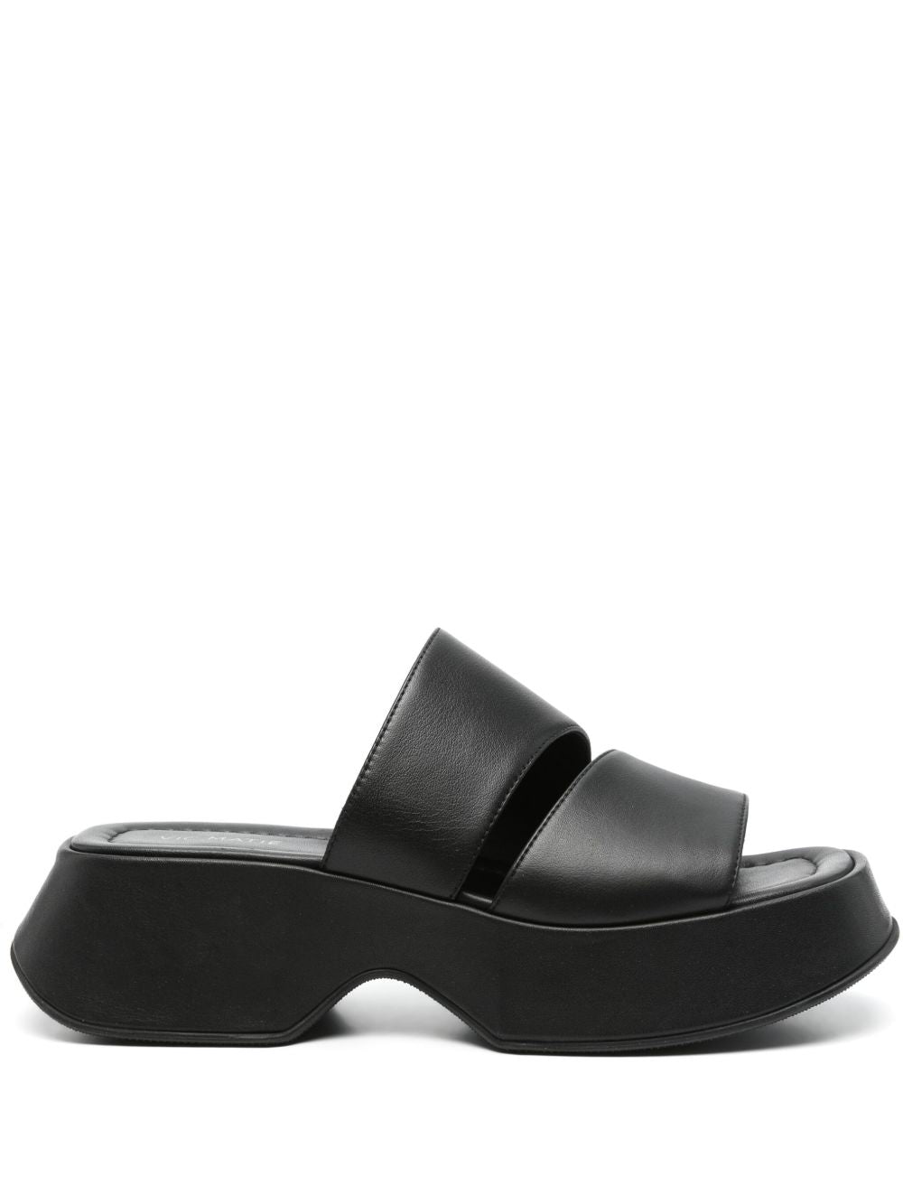 Contemporary Black Sandals