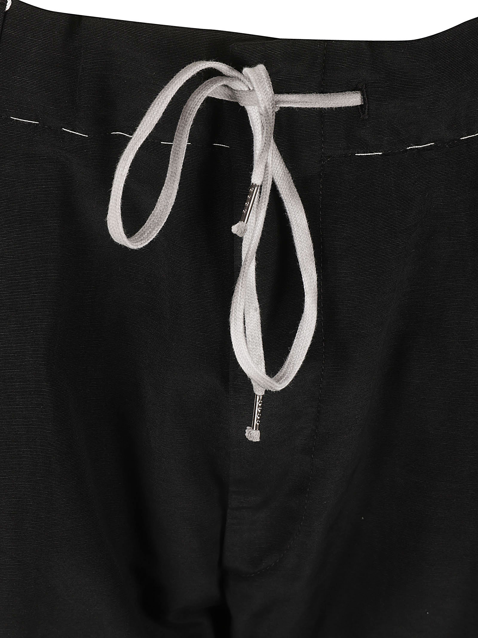 Tailored Black Trousers with Subtle Sheen