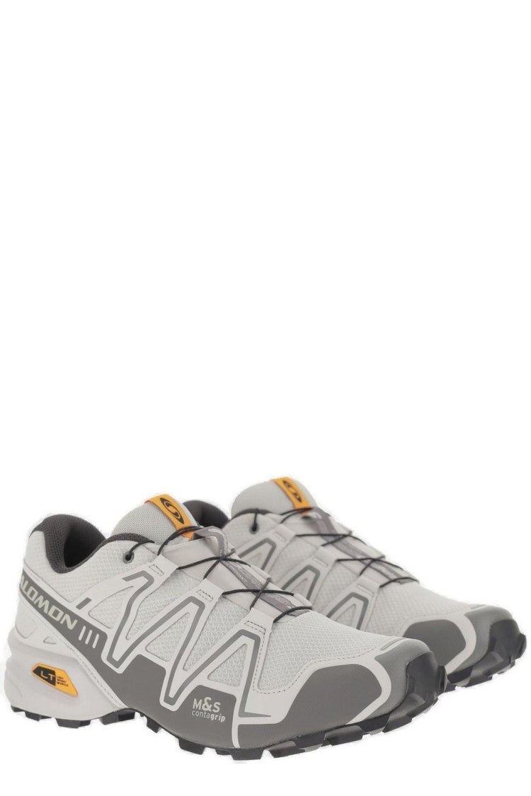 Sporty Grey Sneakers with Quick-Lace System