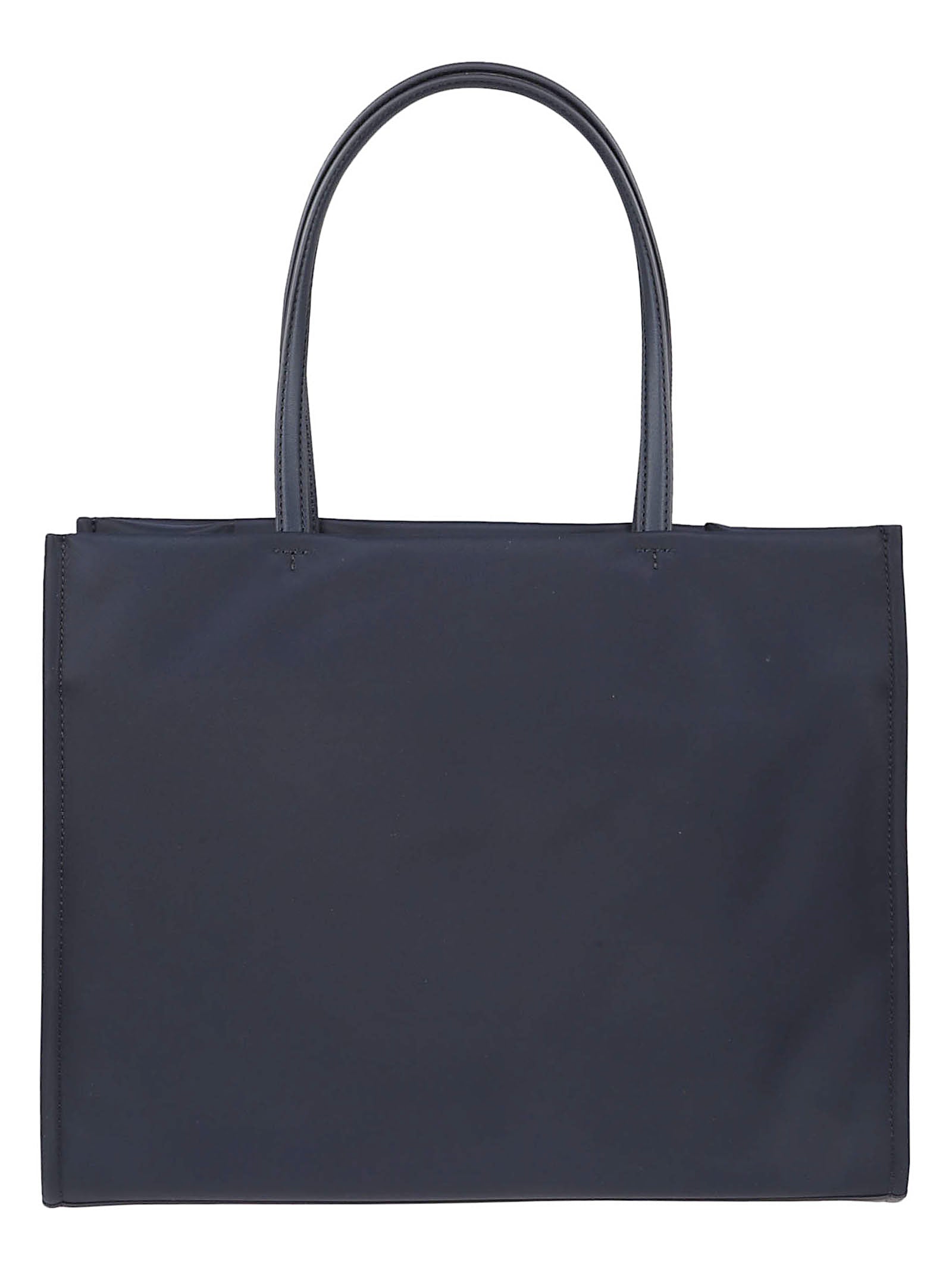 Rectangular Nylon Bag With Top Handles