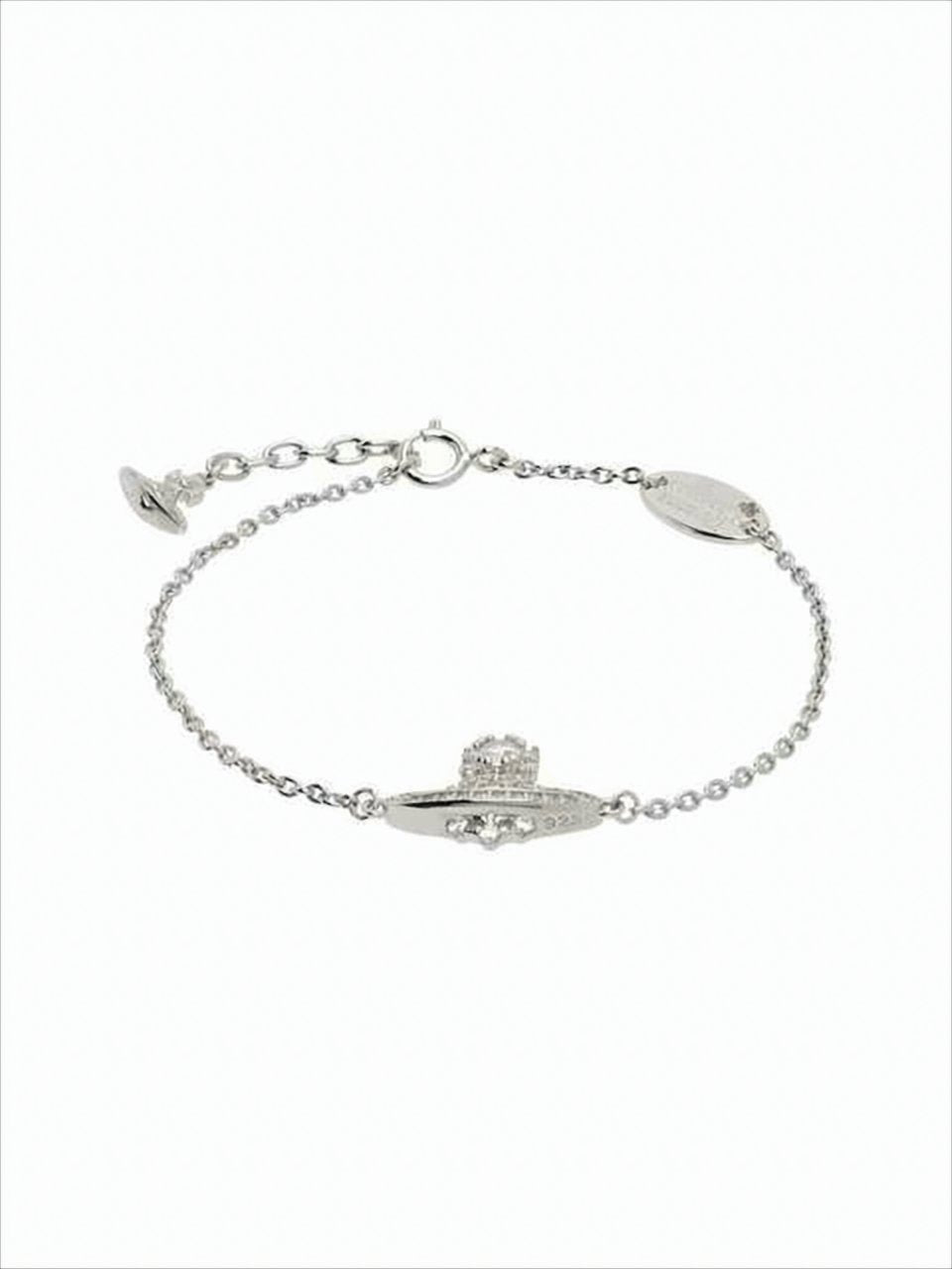Delicate Orb Charm Bracelet with Fine Link Chain