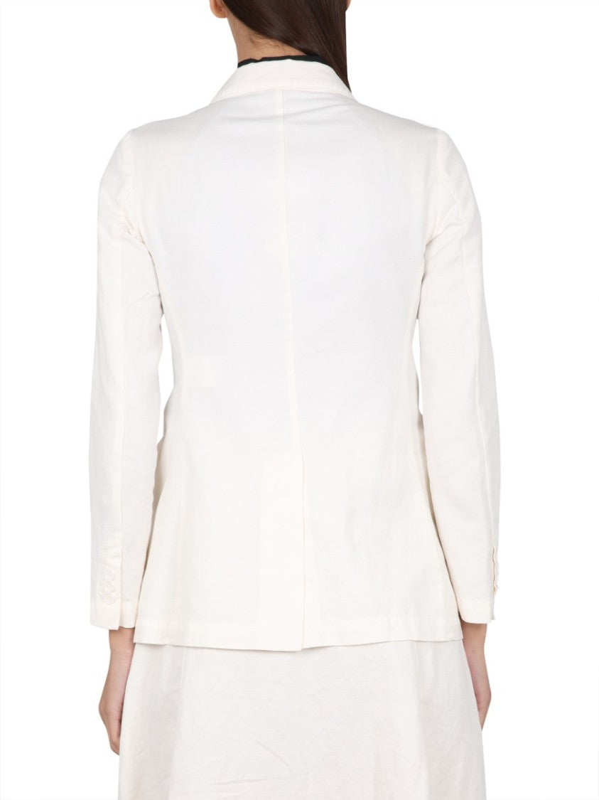 Double-Breasted Jacket With Peaked Lapels