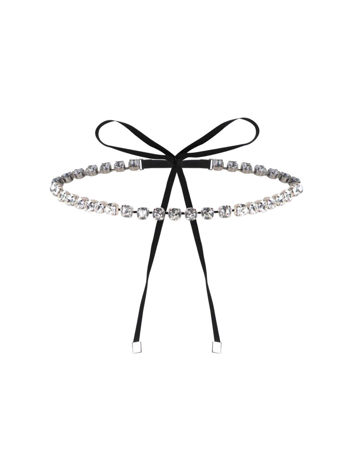 Bow Necklace – Silver