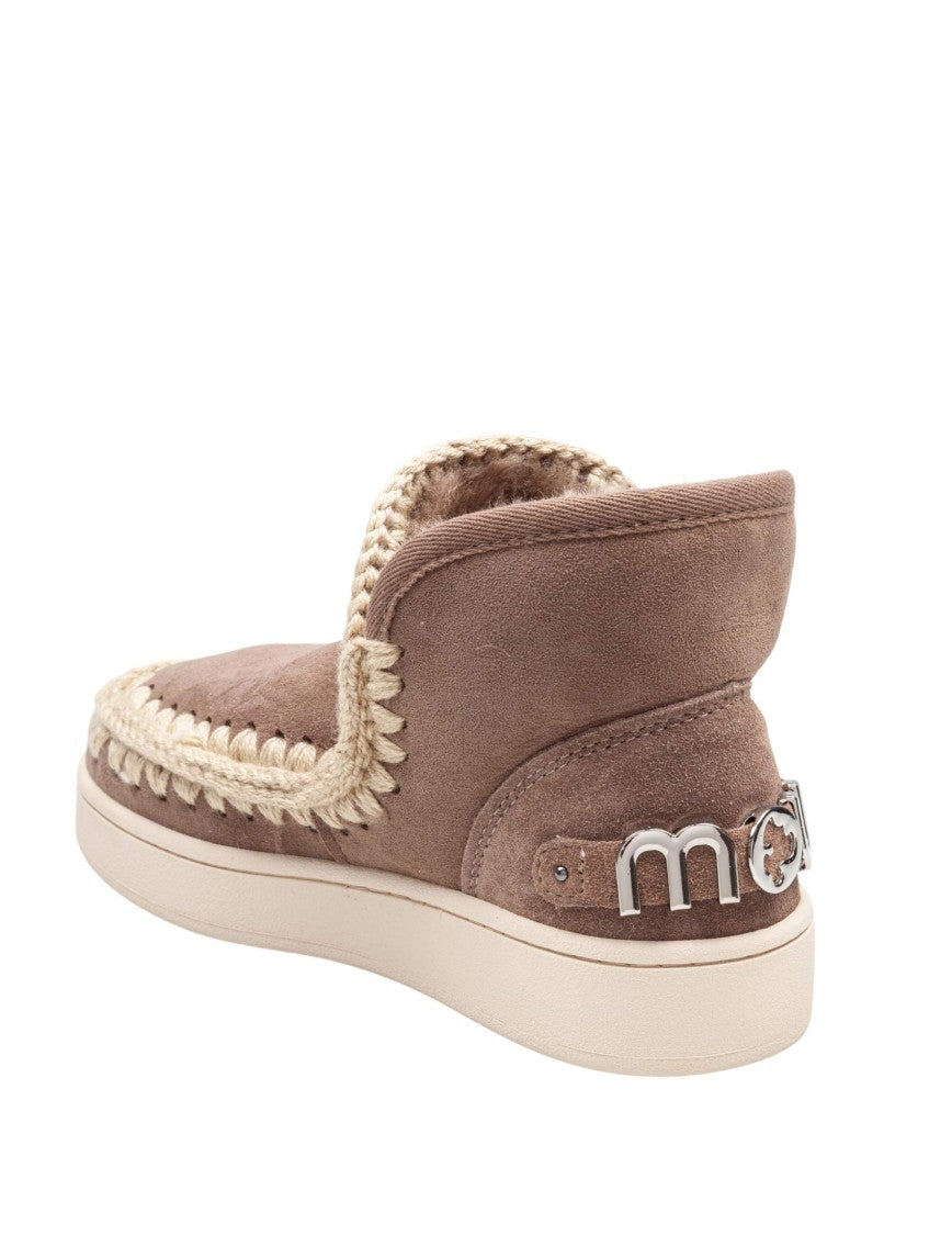 New Eskimo Nubuck Sneakers With Metal Logo