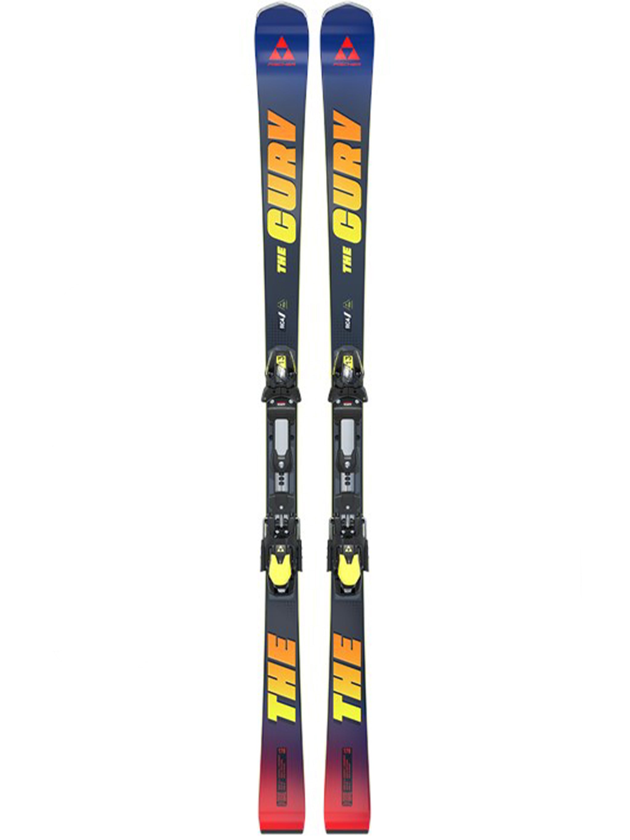 The Curve M-Plate Blue/Red Gradient Skis