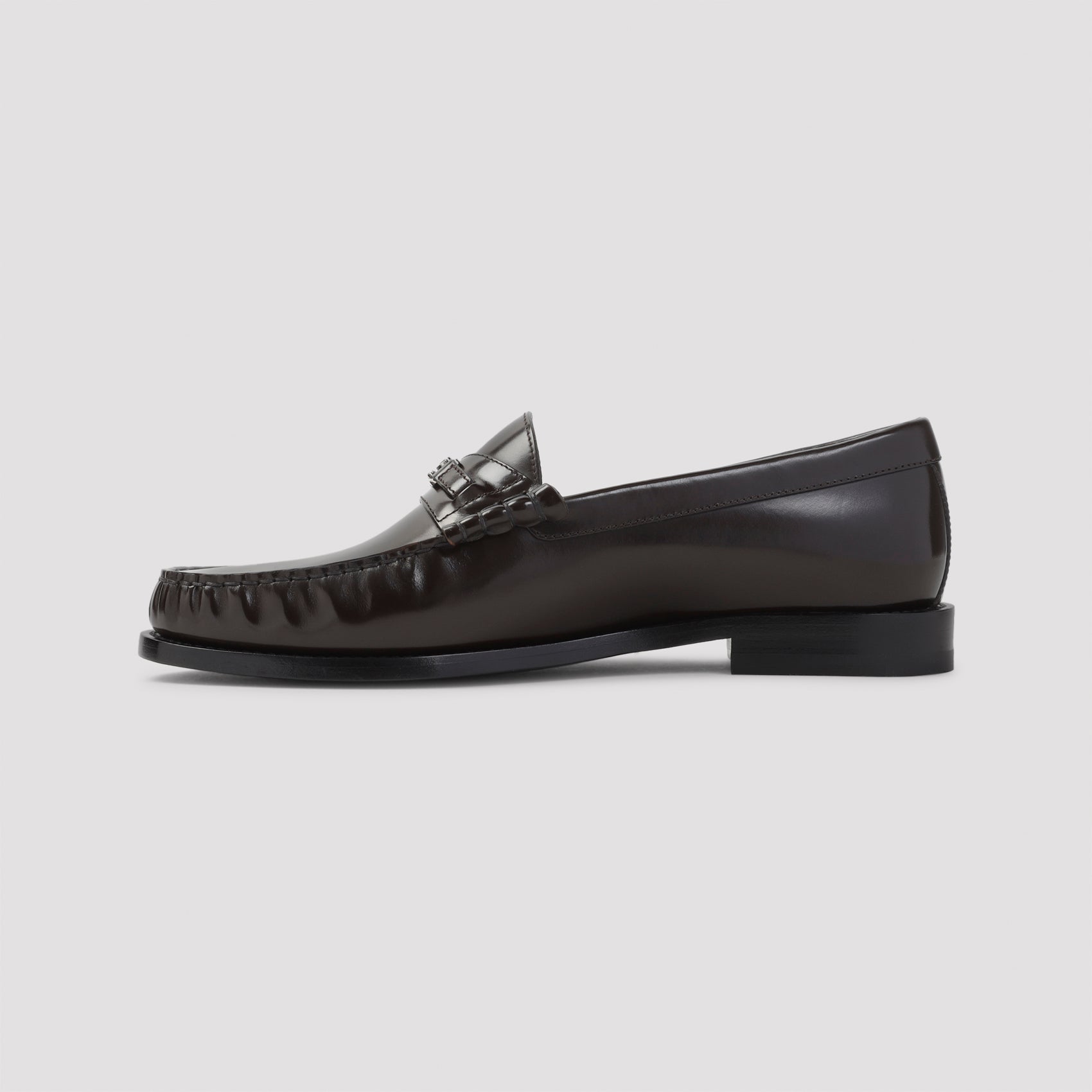 Triomphe 15 Brown Bull Leather Loafers