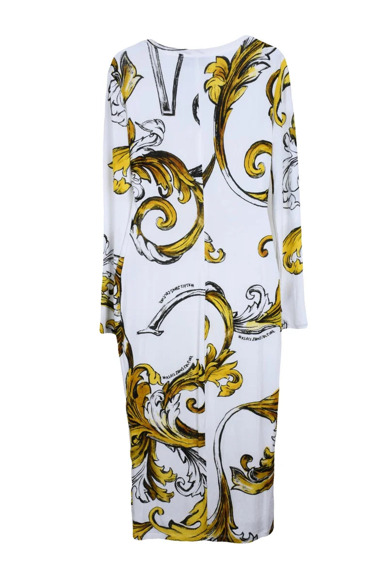 Silhouette Dress Lycra - White