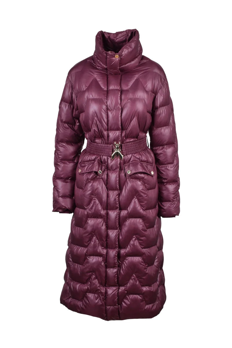 Long Down Jacket - Purple