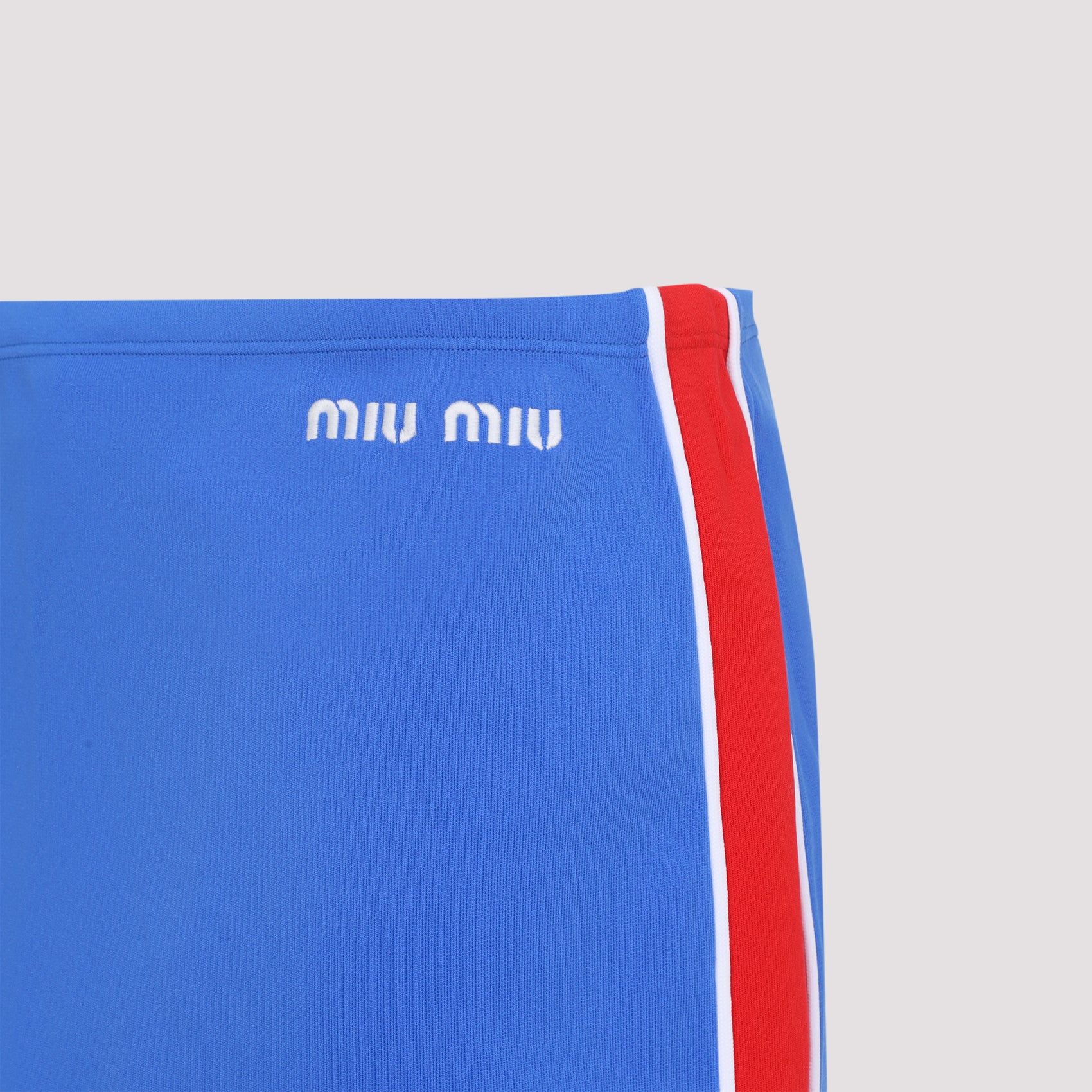 Sporty Mini Skirt with Bold Side Stripes