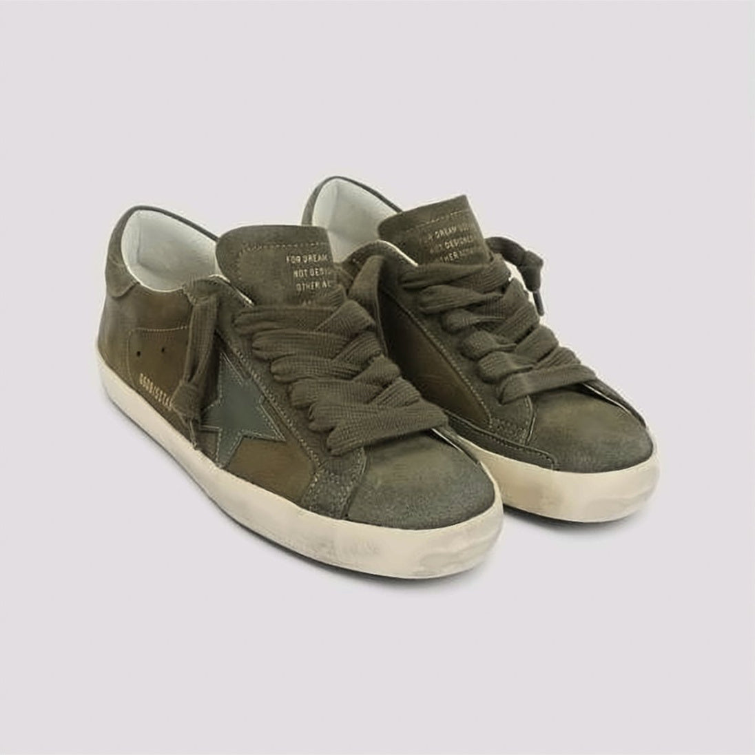 Suede Low-Top Sneakers with Vintage Finish