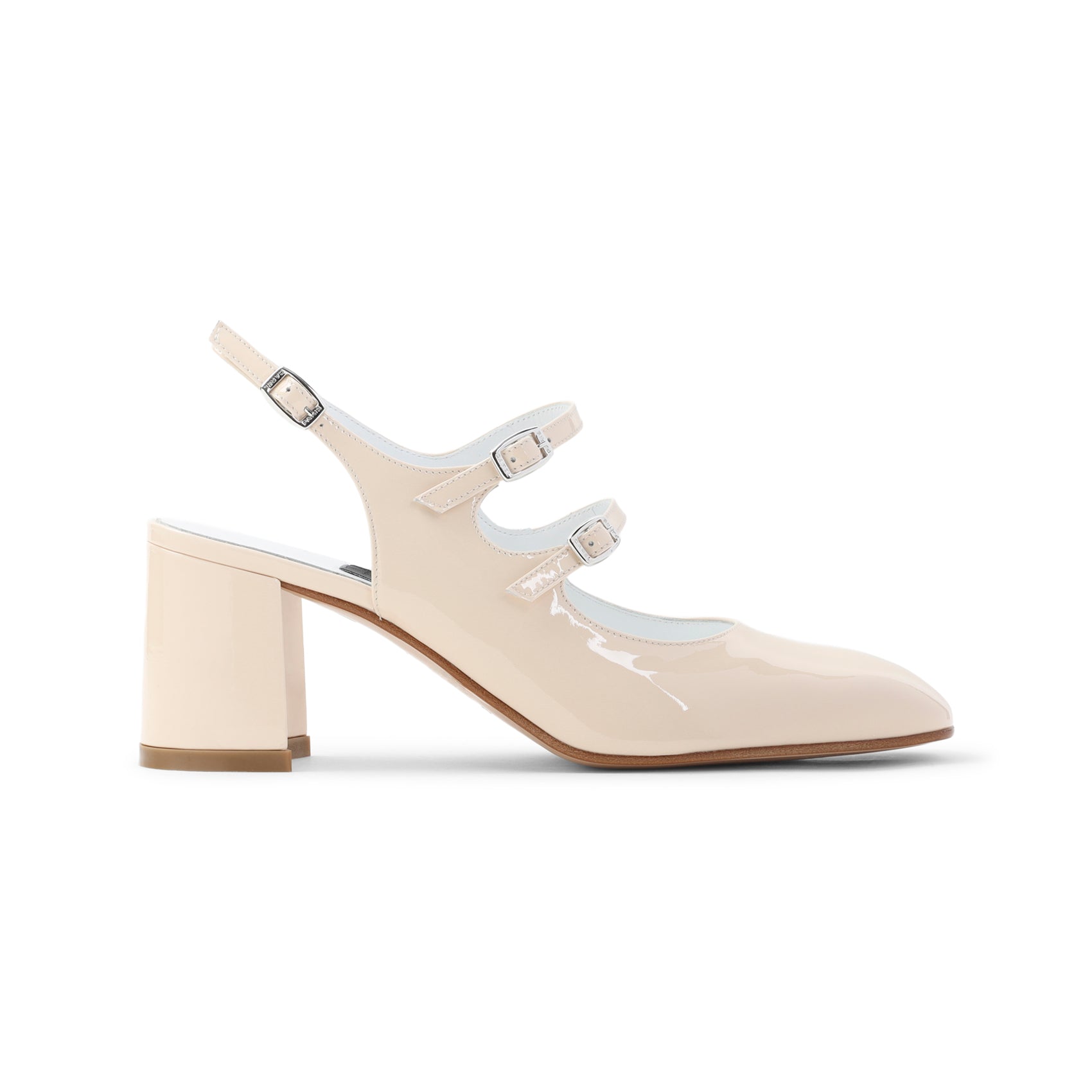 BANANA 7cm Heel Calf Leather Pumps