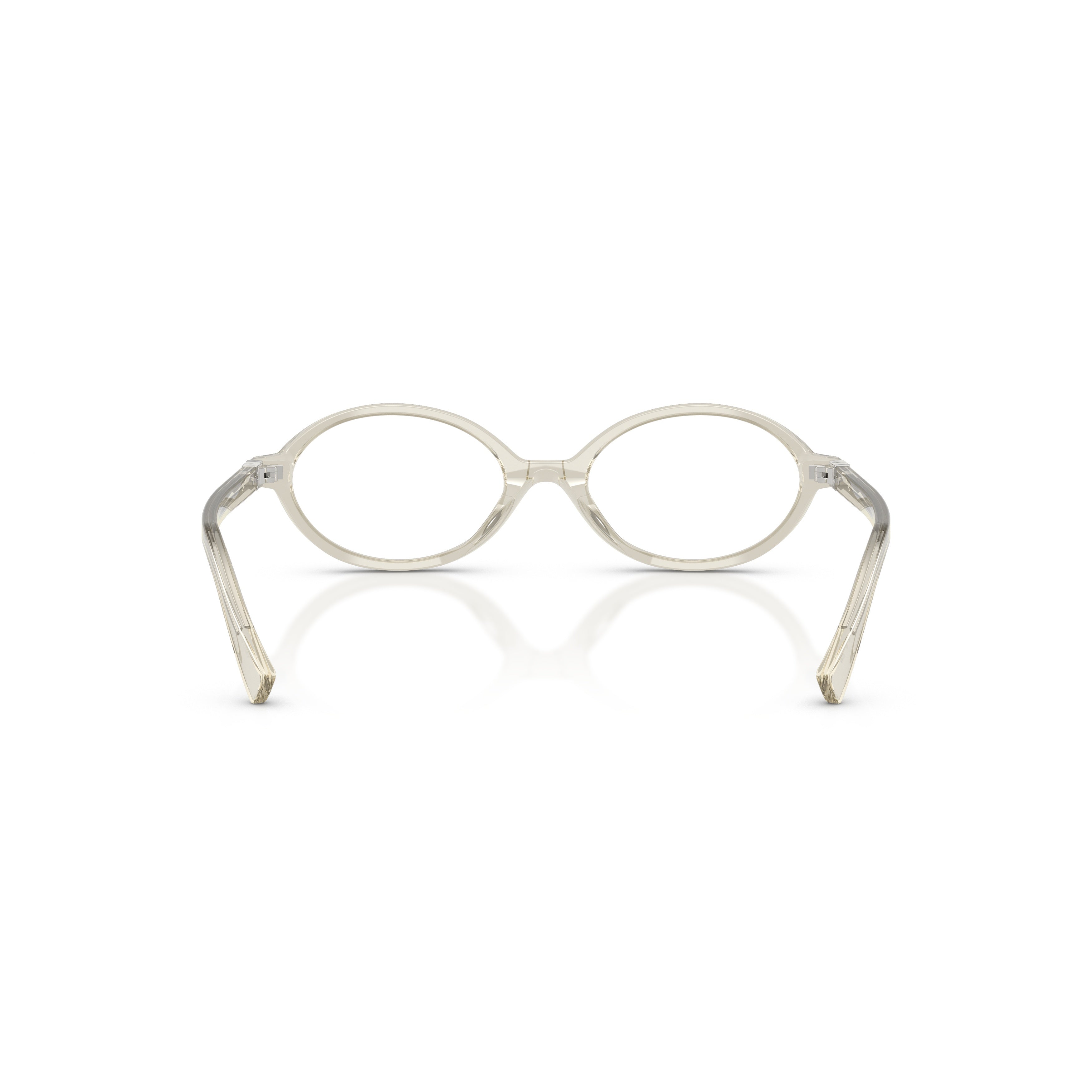 0mu 01xv Translucent Acetate Oval Frame Sunglasses