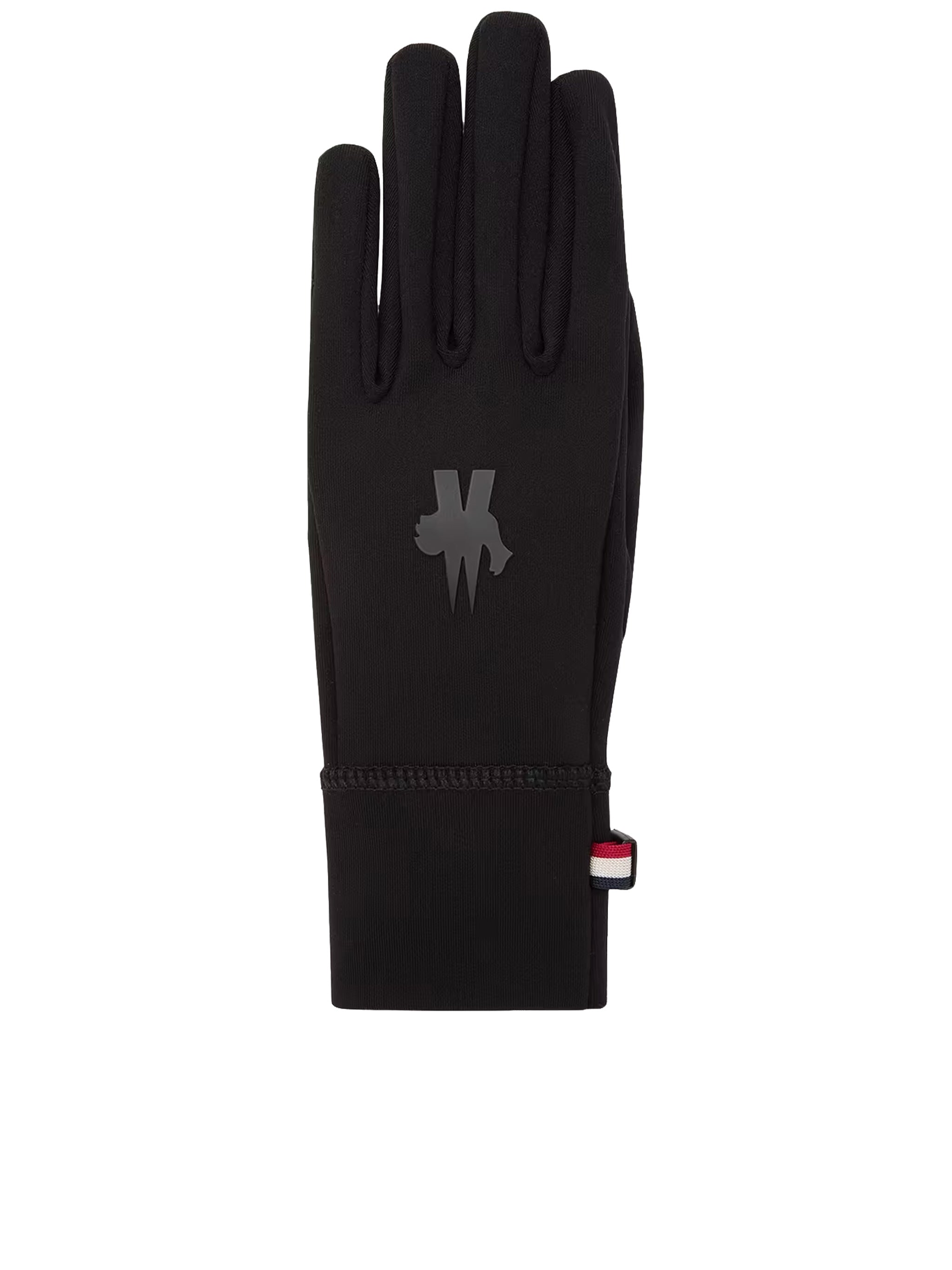 Black Textured Grip Ski Gloves
