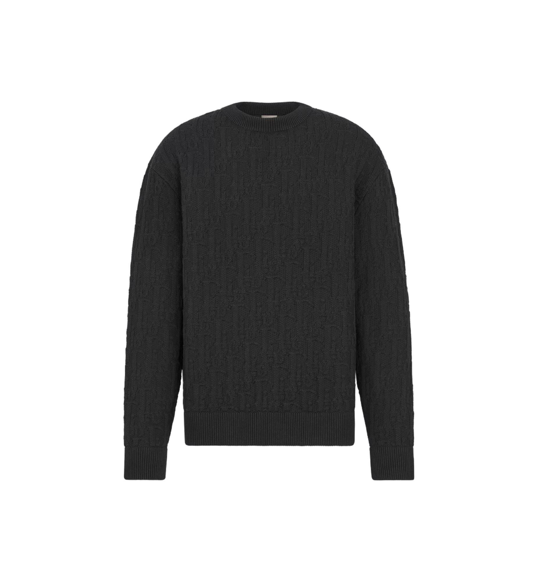 Jacquard Sweater with Dior Oblique Pattern