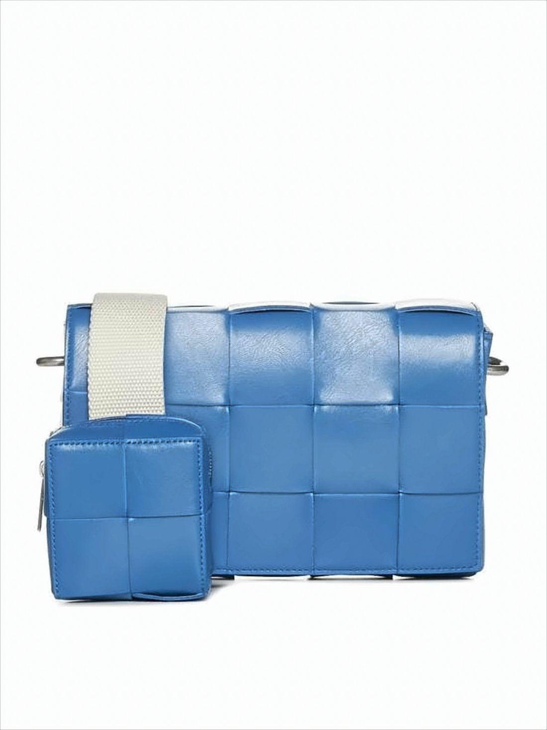 Woven Calf Leather Clutch