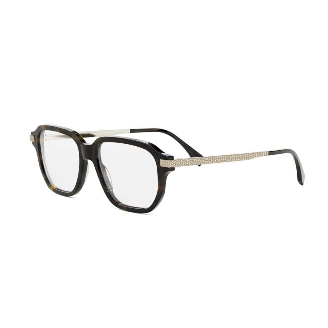 Fe50121i Tortoiseshell Square Frame Eyeglasses