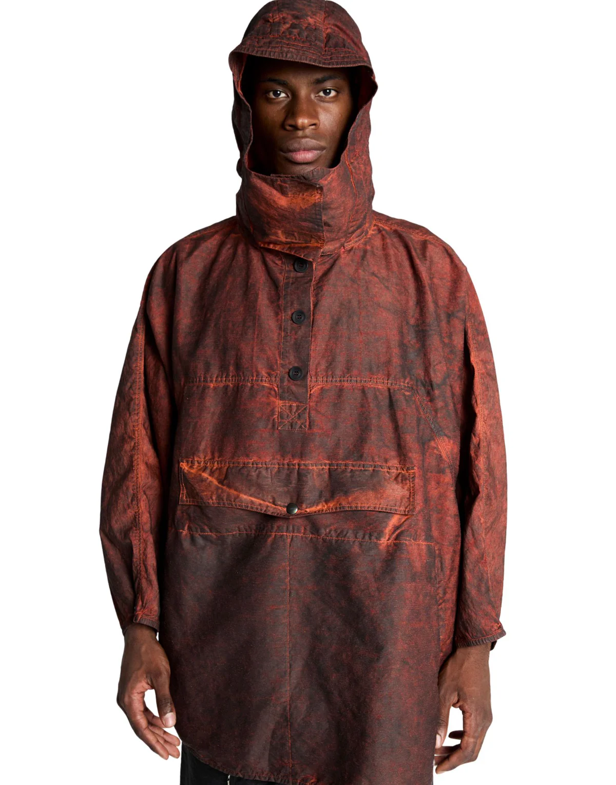 Resin Finished Hemp Garment Dyed Workwear Cape