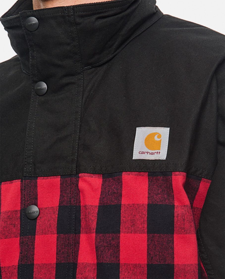 Red And Black Check Pattern Jacket