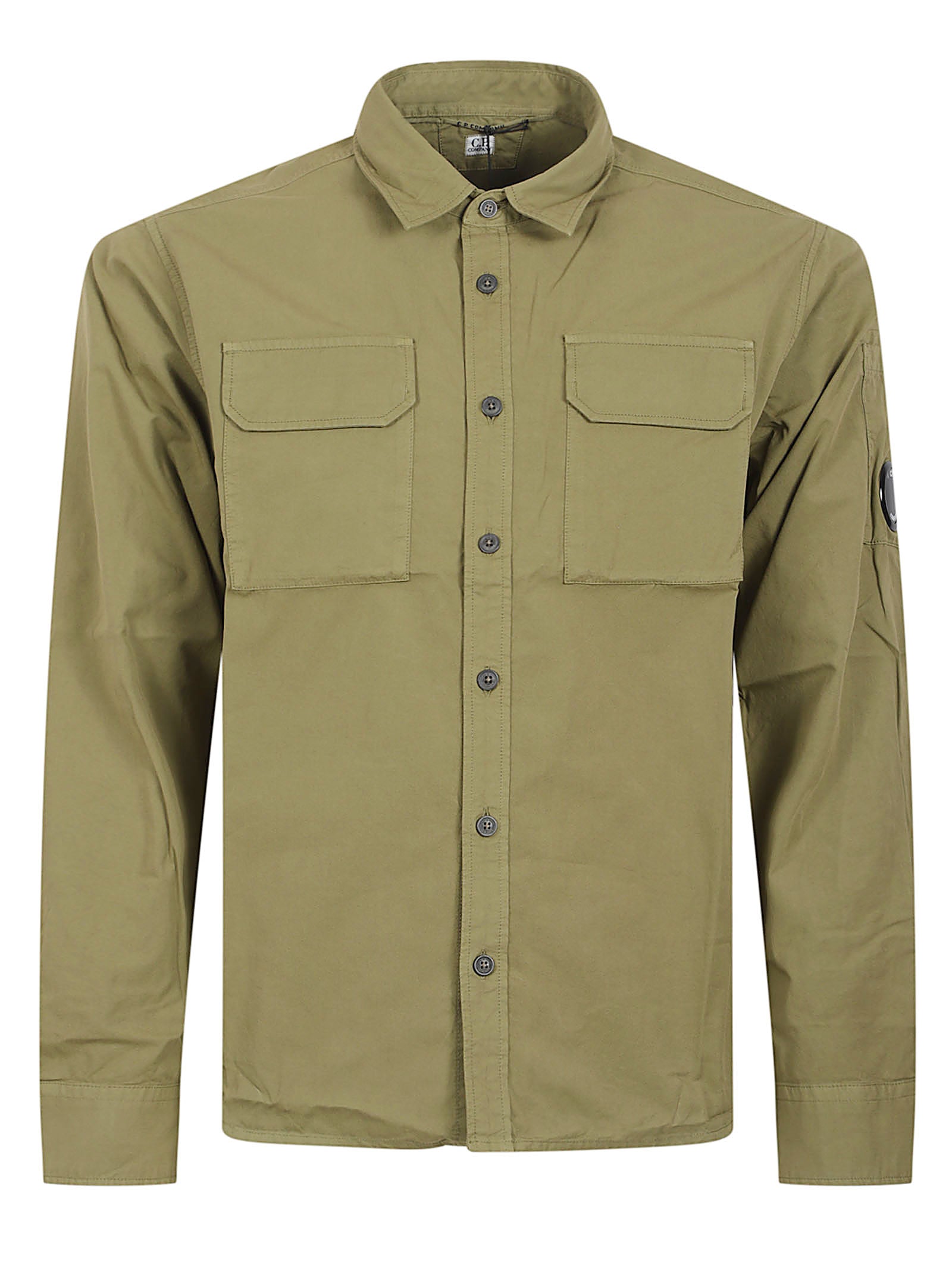 Structured Utility Shirt with Classic Collar