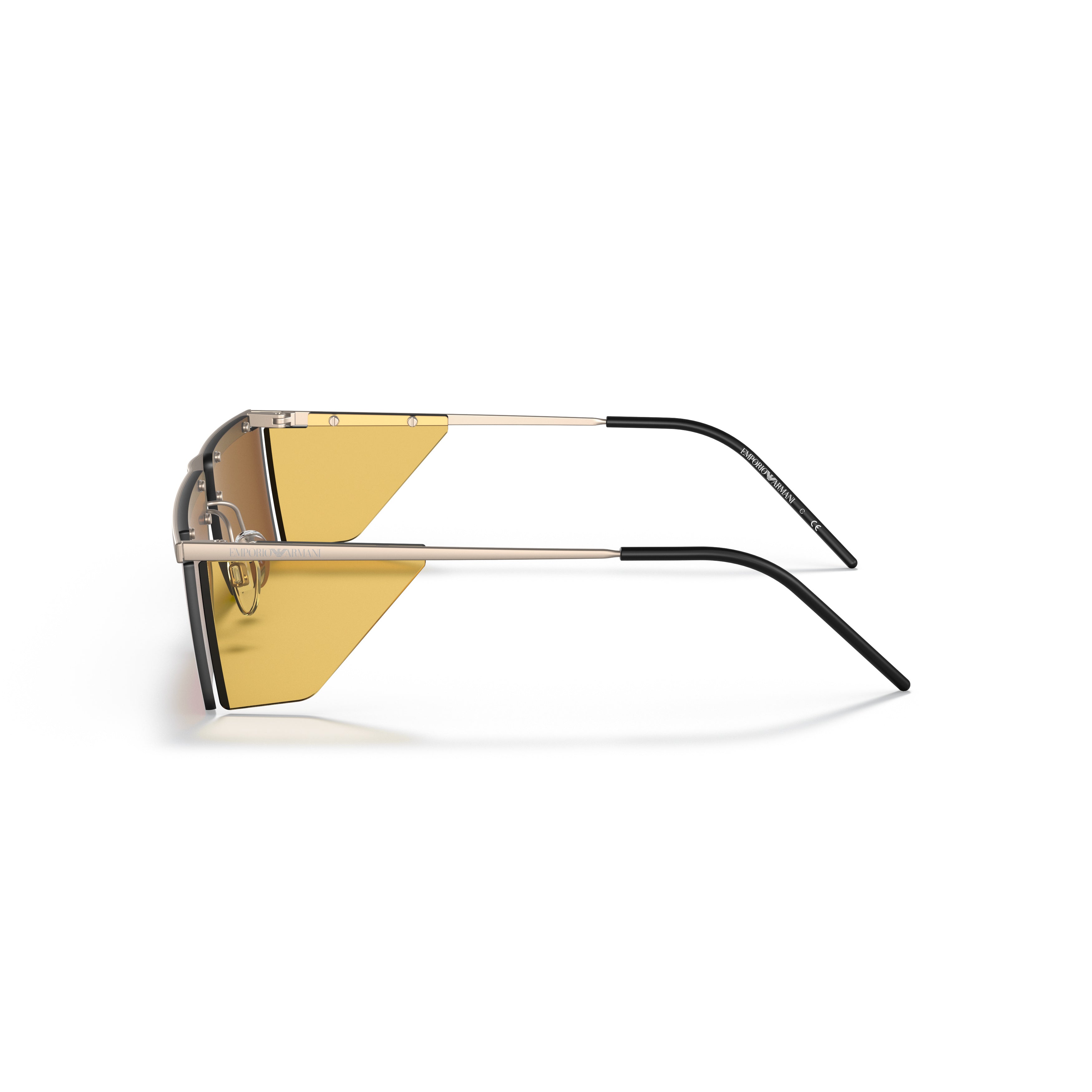 2123 Sole Geometric Metal Sunglasses with Gradient Lenses