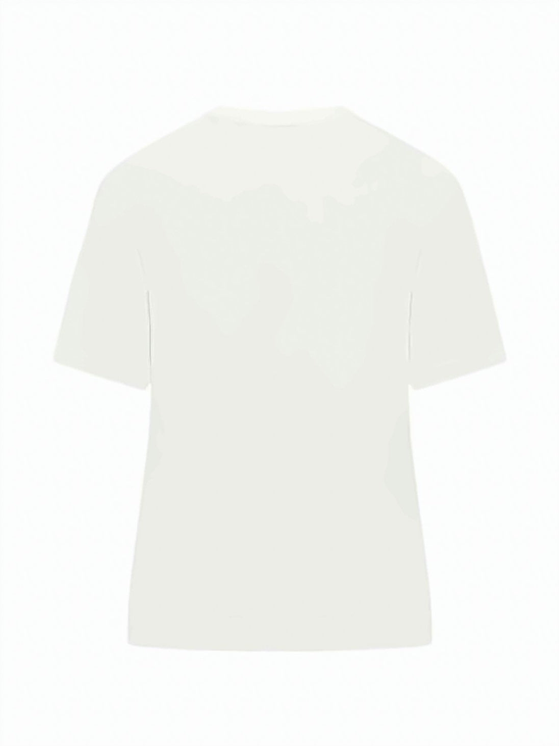 White Minimalistic Crew Neck Boxy T-Shirt