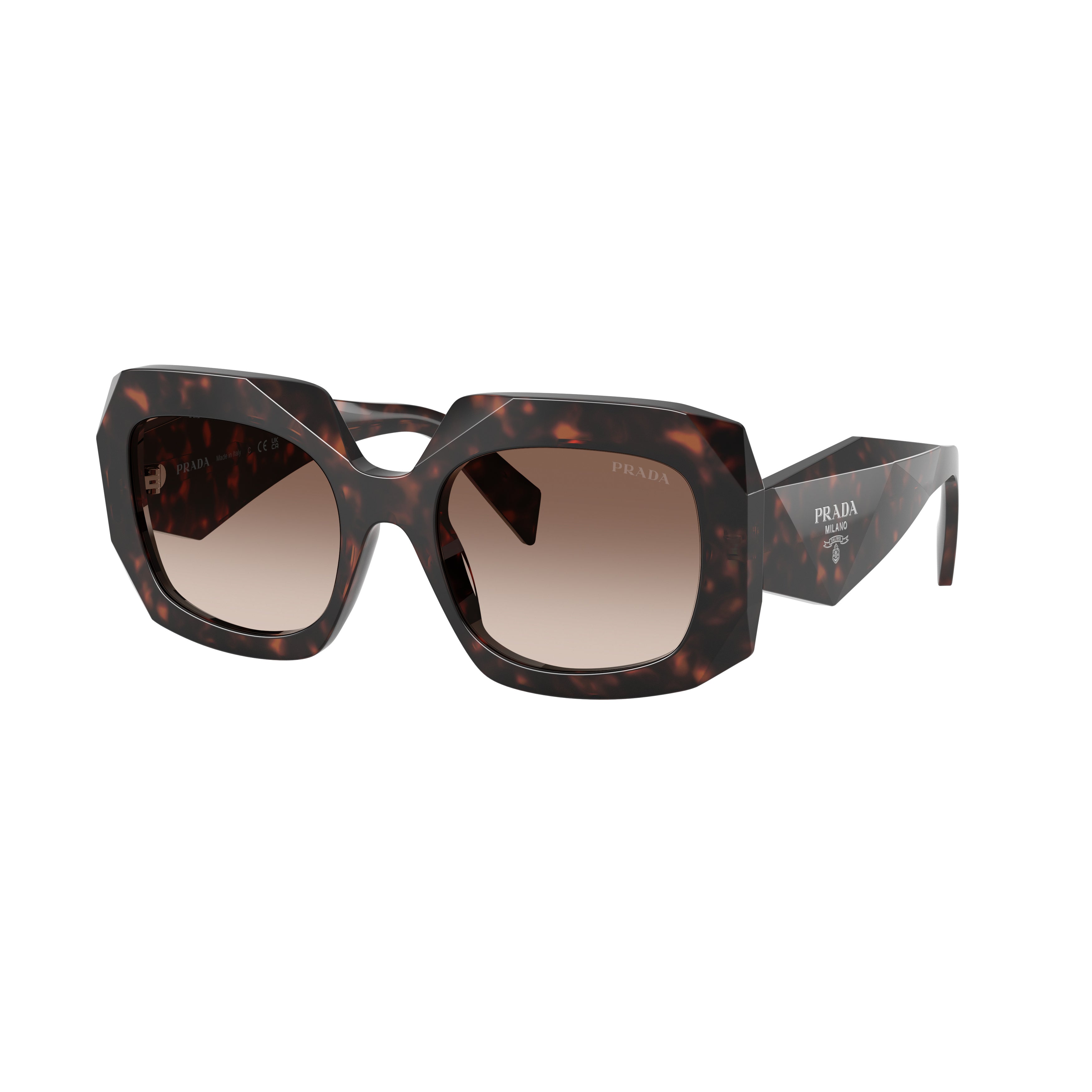 0pr B23s Oversized Square Frame Tortoiseshell Sunglasses
