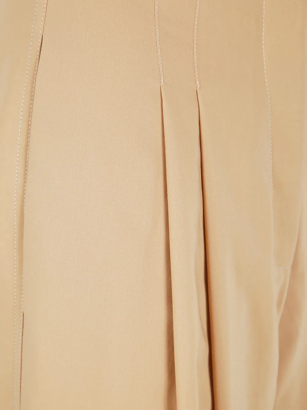 Classic Tailored Pantalone Trousers With Smooth Finish