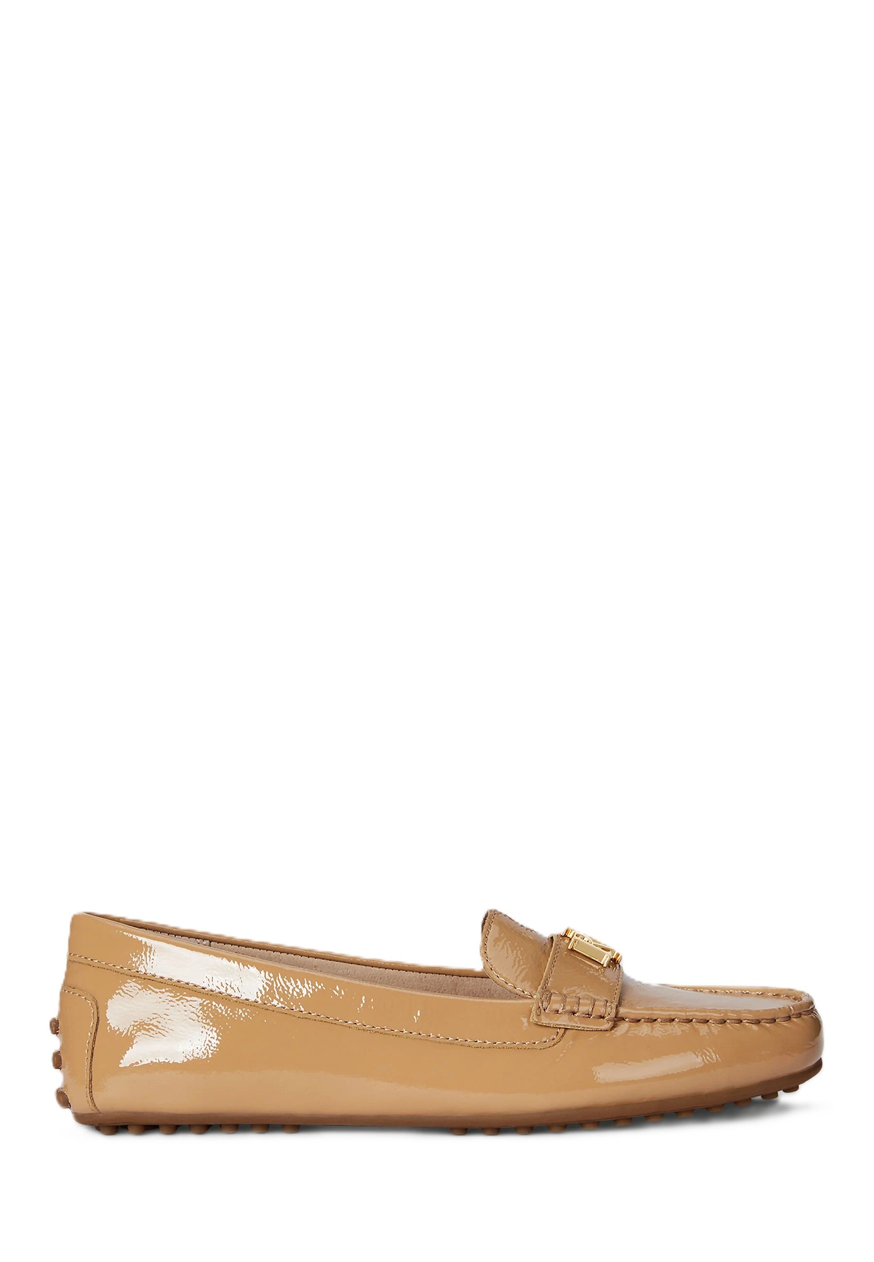 Natural Barnsbury Leather Driver Loafers