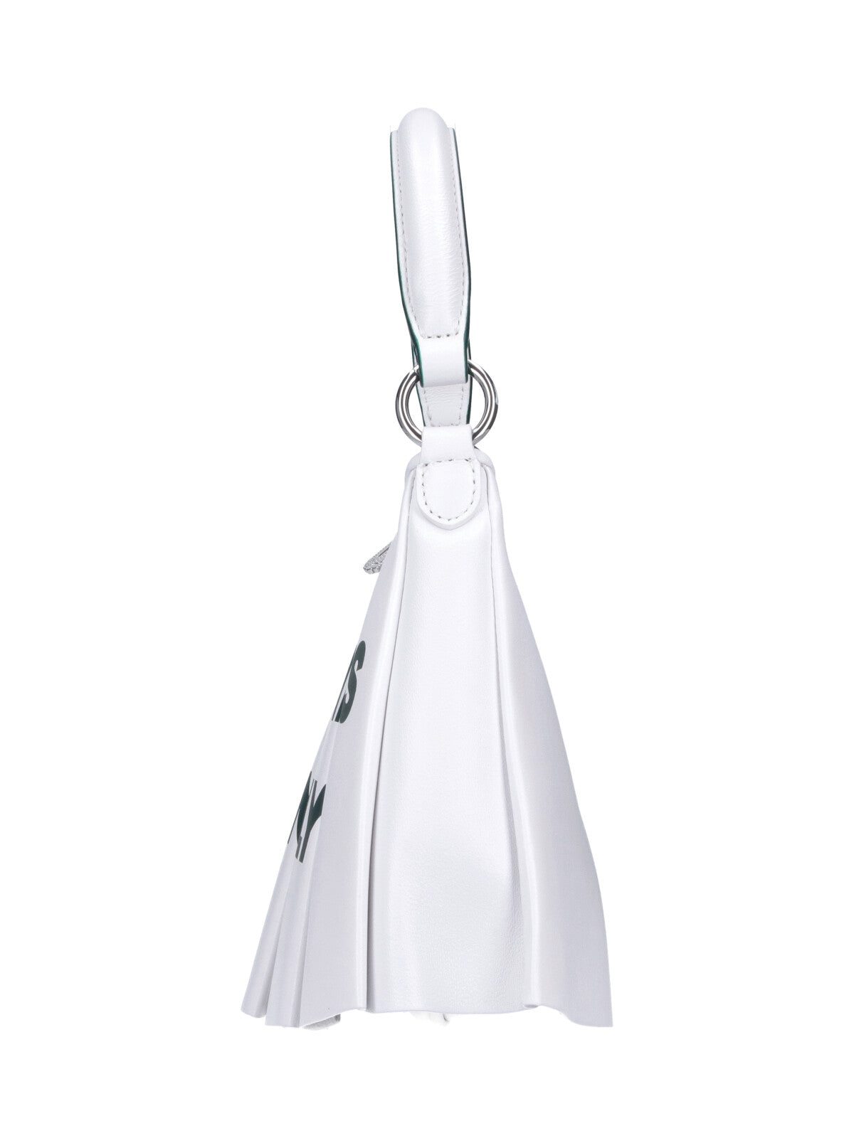 White Lenglen Small Contrast Logo Bag