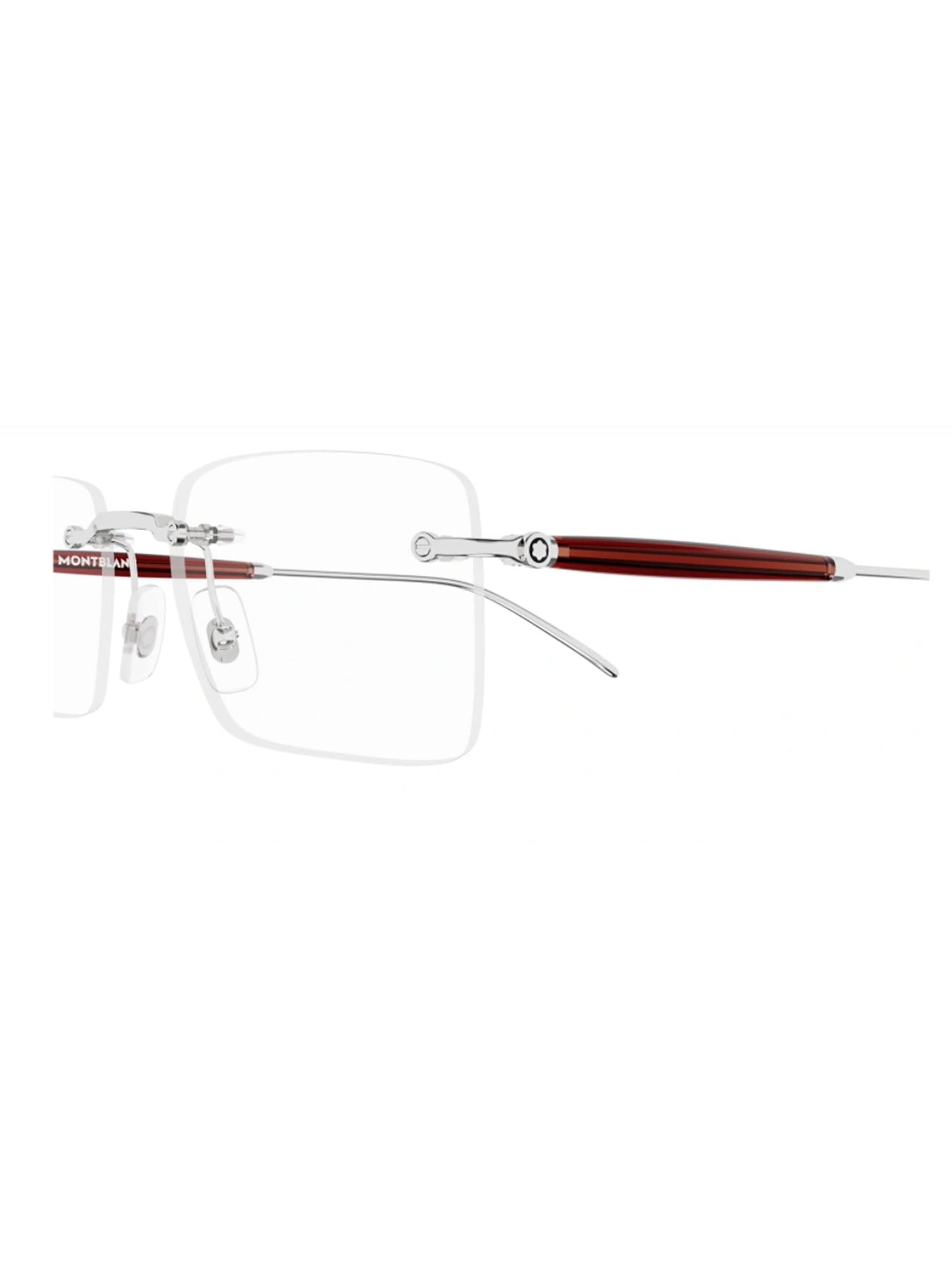 Montblanc MB0411O Optical Frames with Metallic Finish