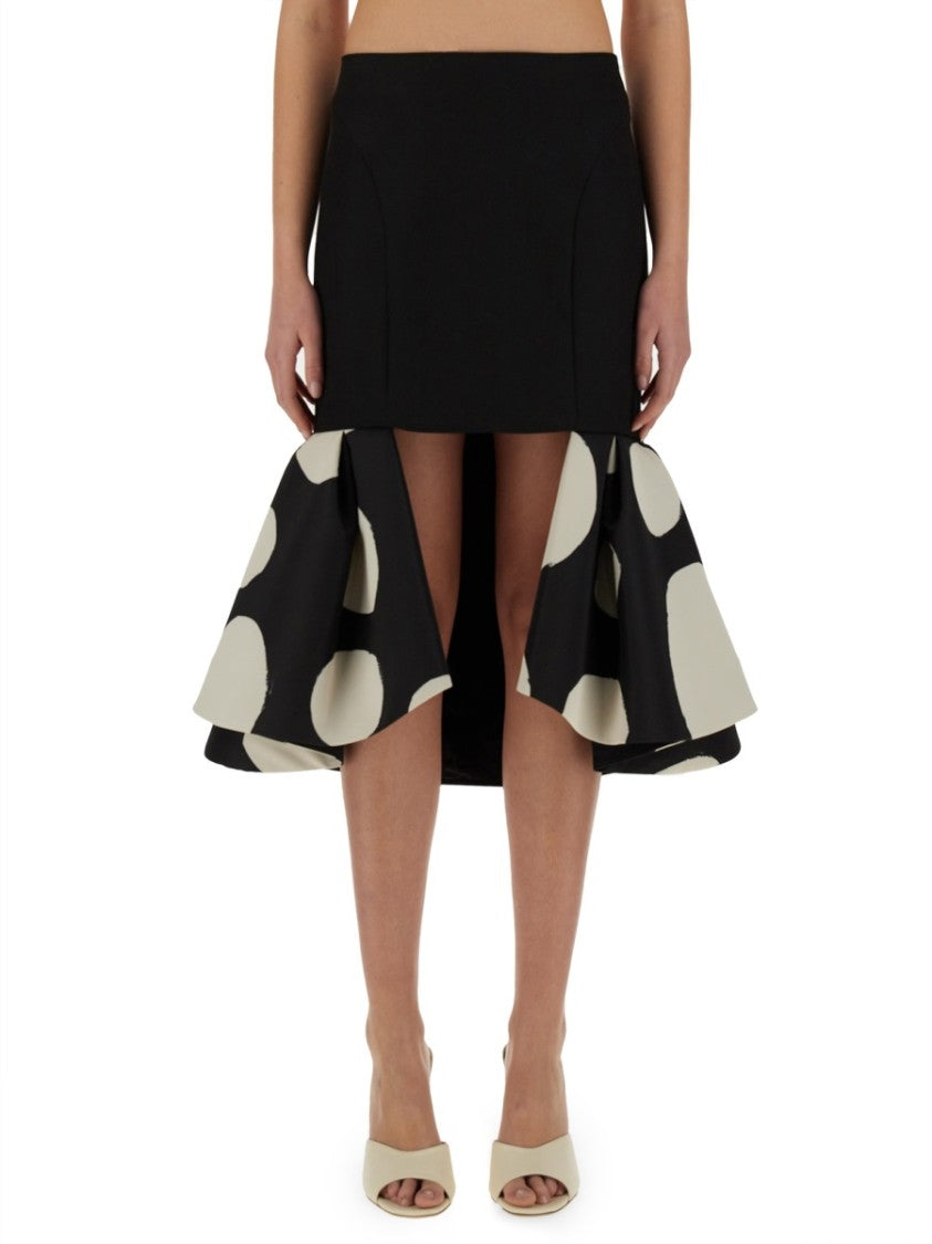 Midi Skirt With High Waist
