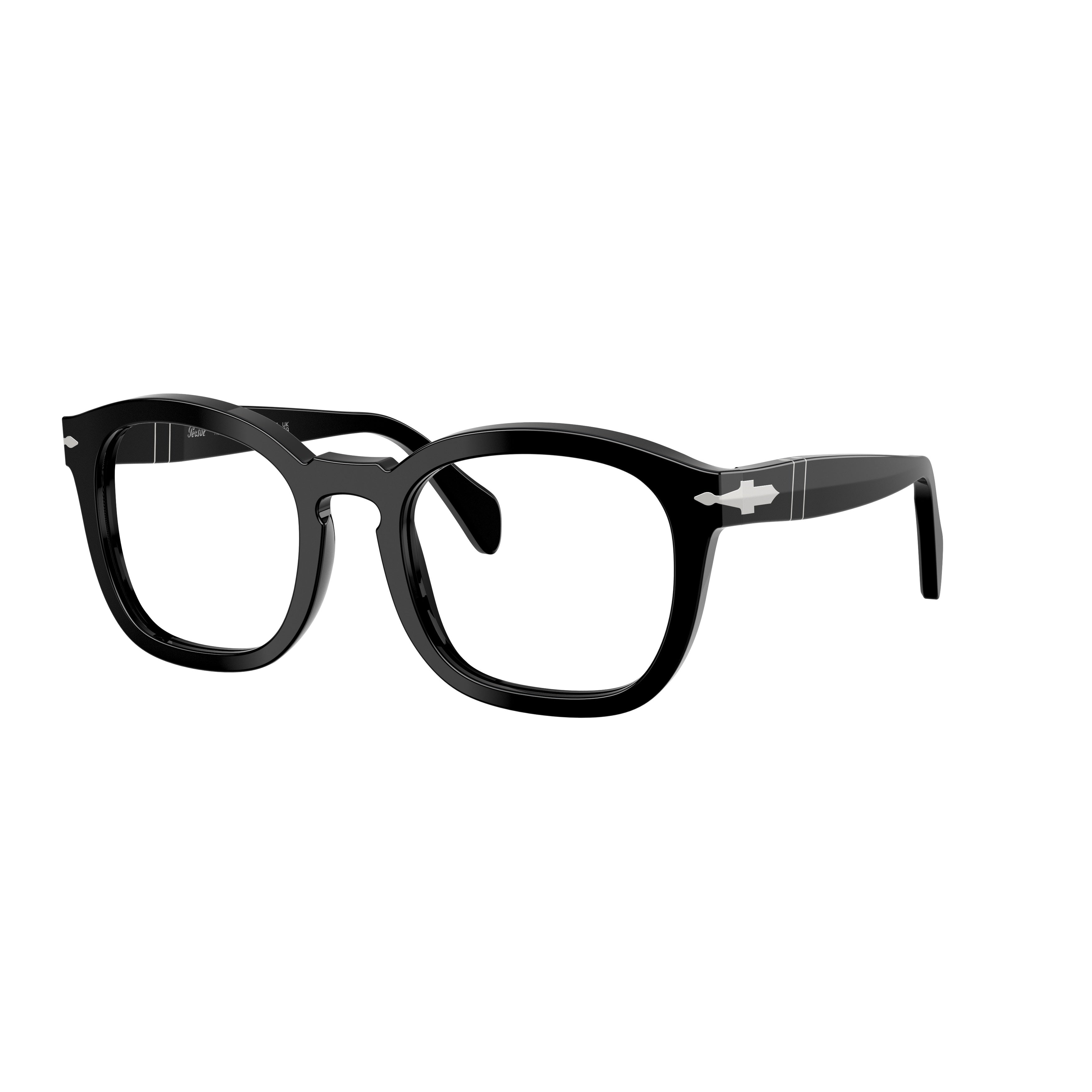 0po0082v Square Frame Eyeglasses with Keyhole Bridge
